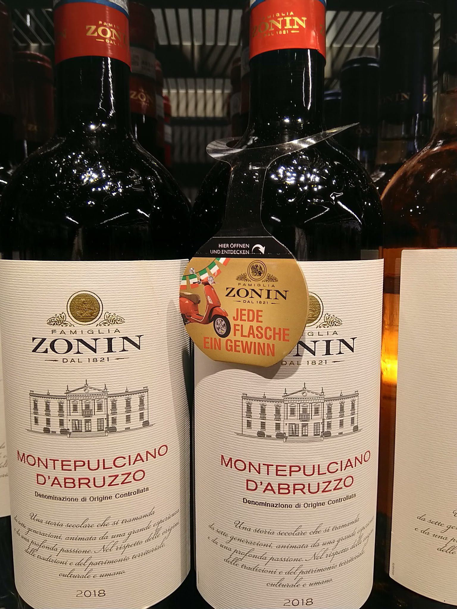 Zonin Wein - Piaggio Vespa gewinnen