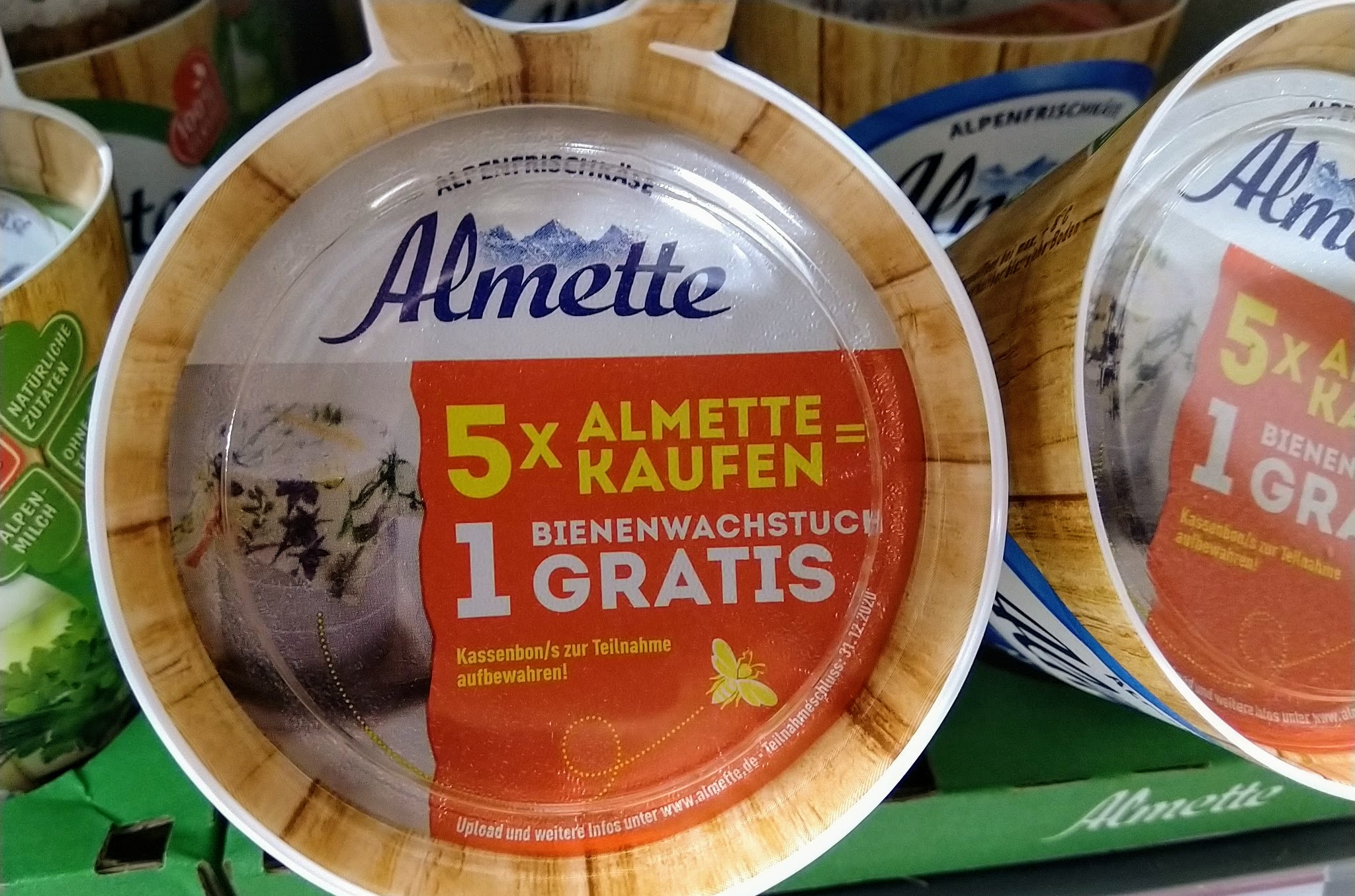 Almette und Grünländer: Bienenwachstuch gratis