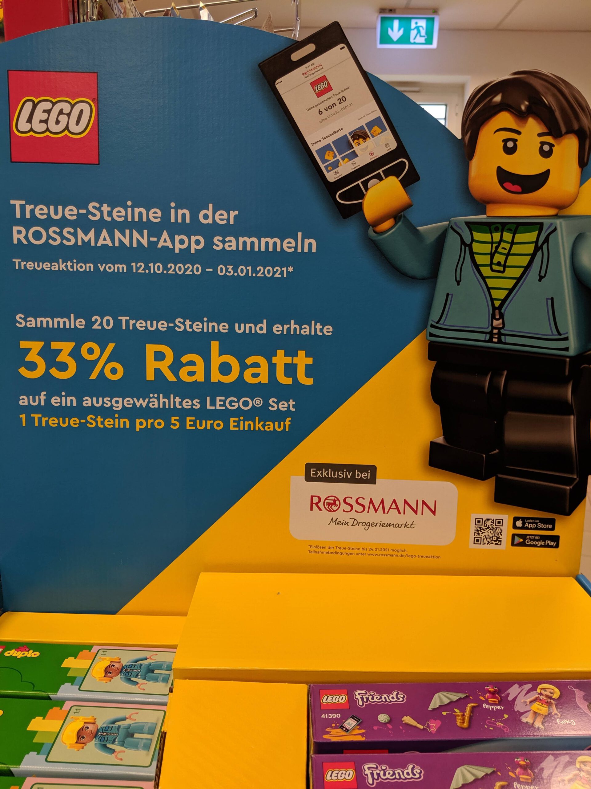 Rossmann Lego-Steine-Aktion: 33 % Rabatt auf seltene Lego-Sets
