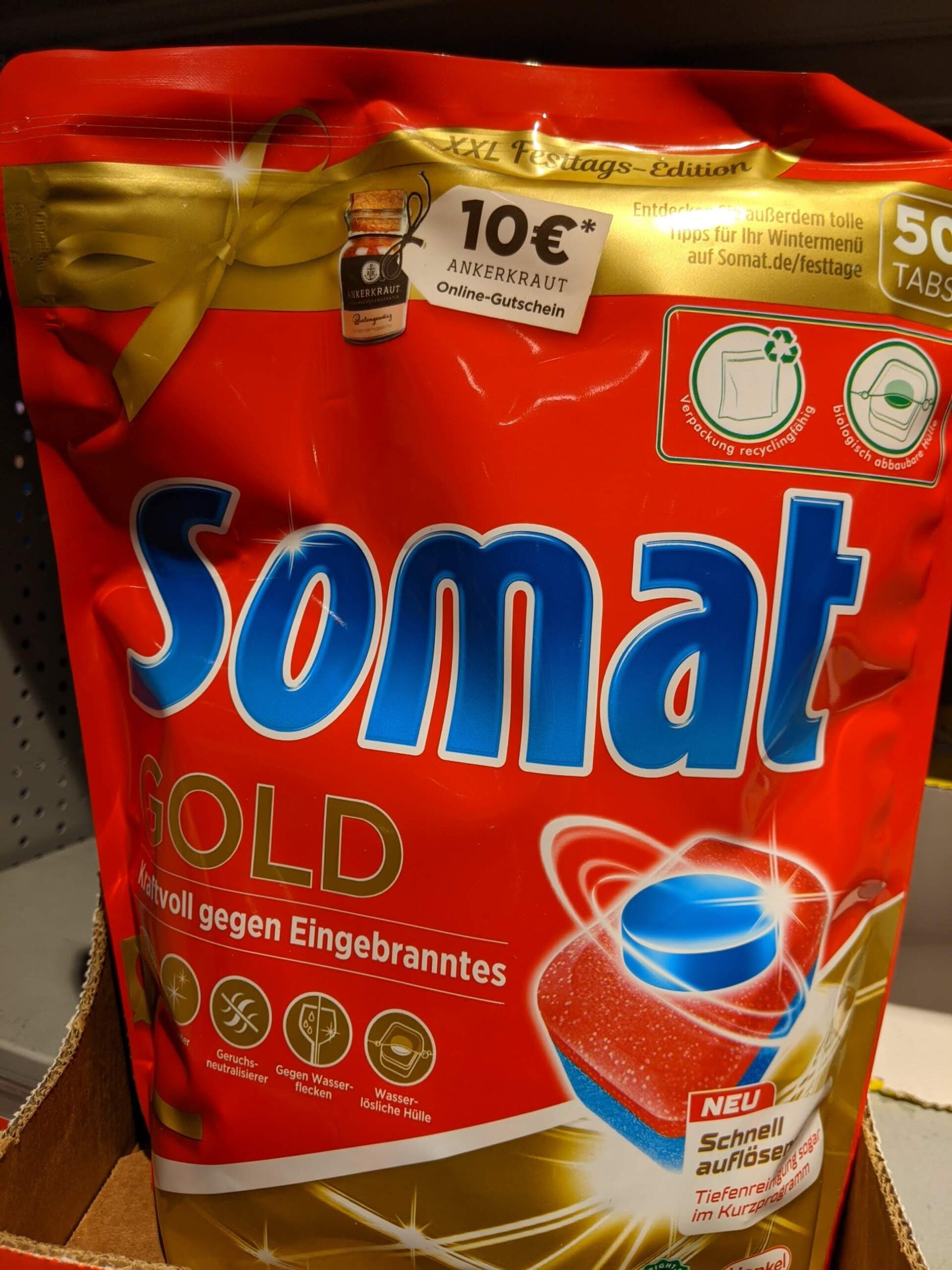 Somat XXL Festtags-Edition: 10-Euro-Rabatt-Gutschein für Ankerkraut Somat XXL Festtags-Edition: 10-Euro-Rabatt-Gutschein für Ankerkraut