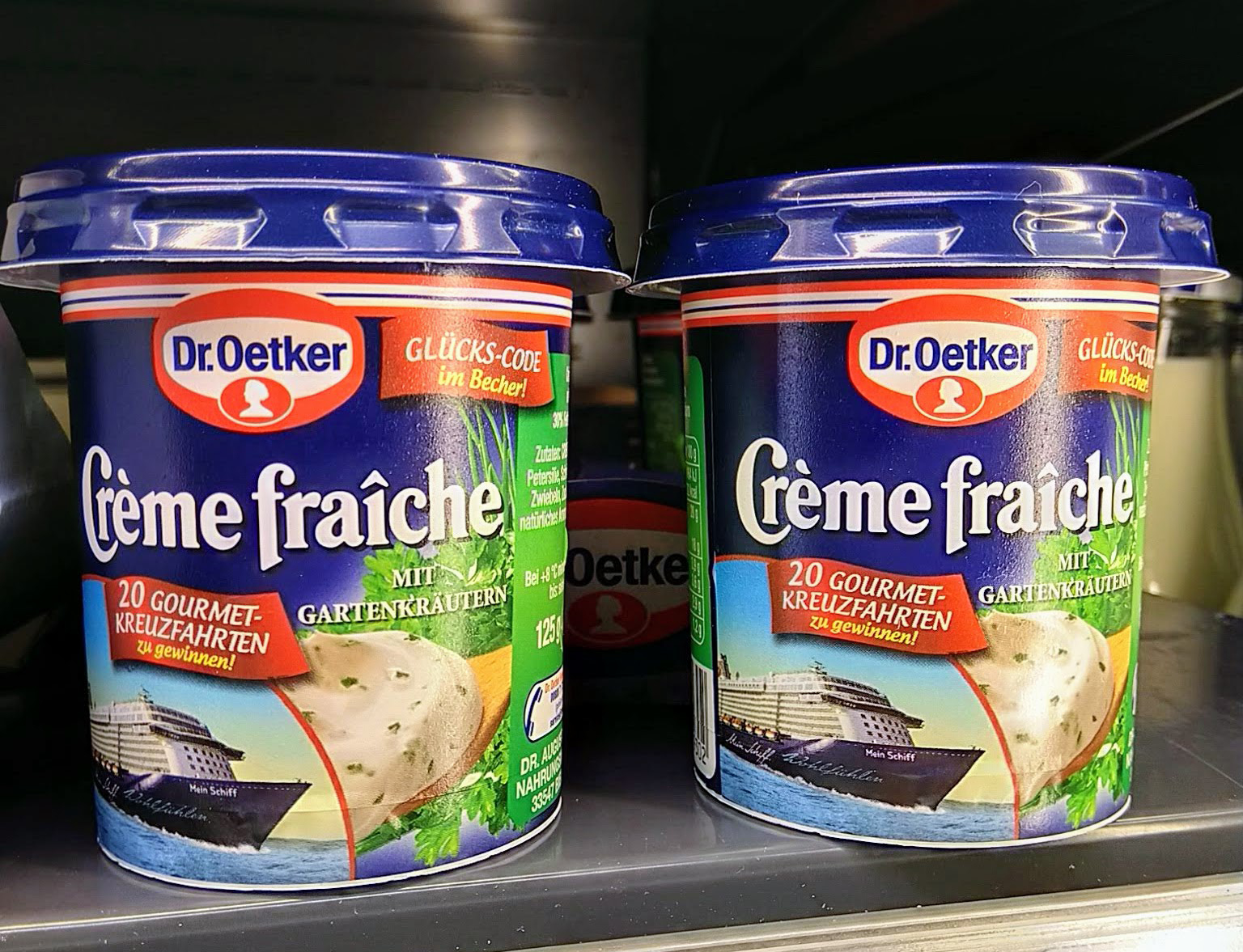 Dr. Oetker Crème fraîche: Glückscode eingeben und Gourmet-Kreuzfahrt nach Griechenland gewinnen