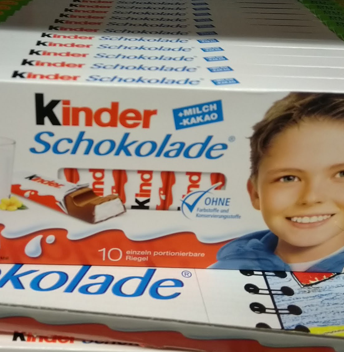 Ferrero Kinder Schokolade - Probierpaket gewinnen