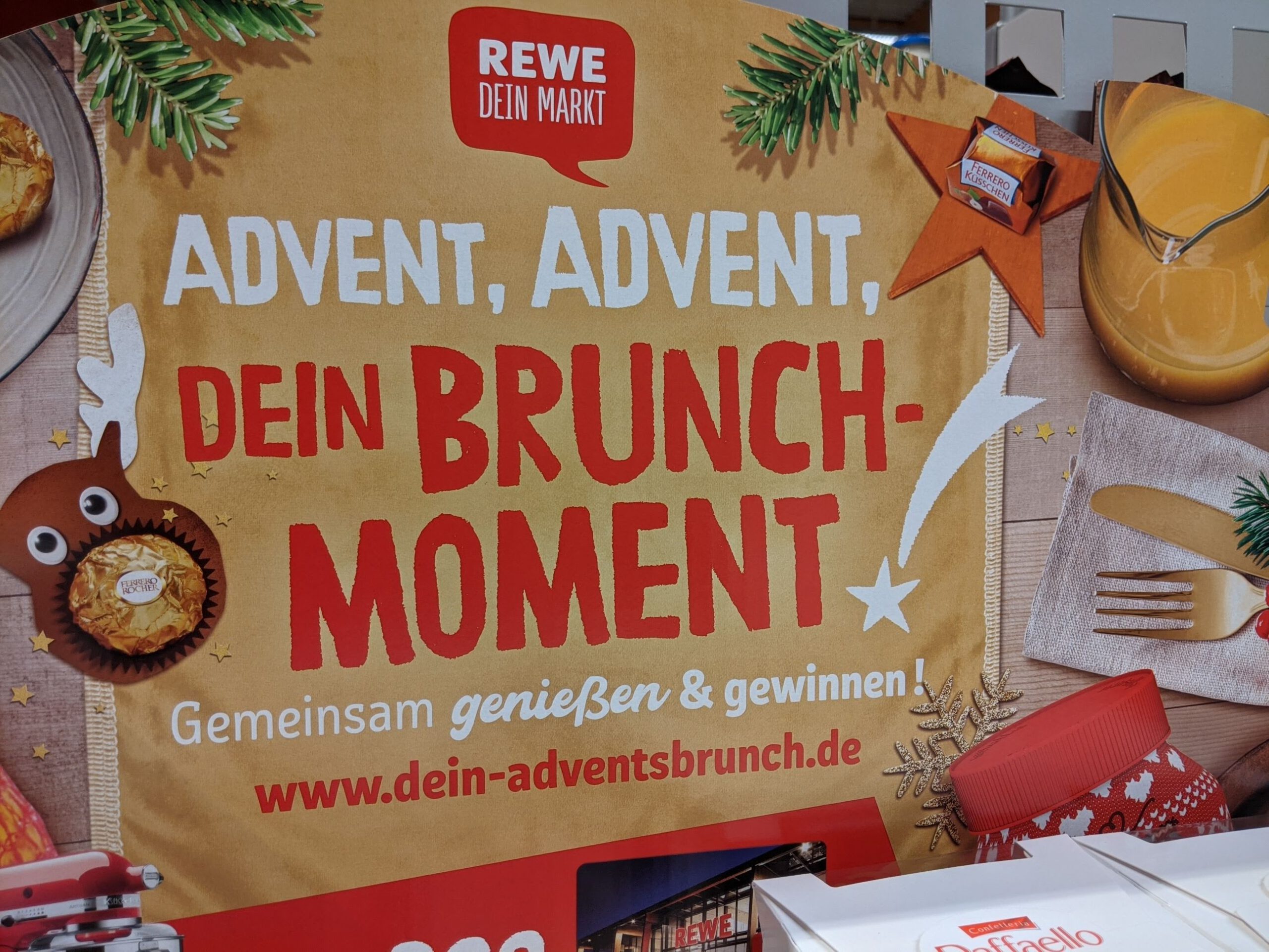 Rewe und Ferrero Brunchmoment: Adventsbrunch gewinnen - Brunchboxen