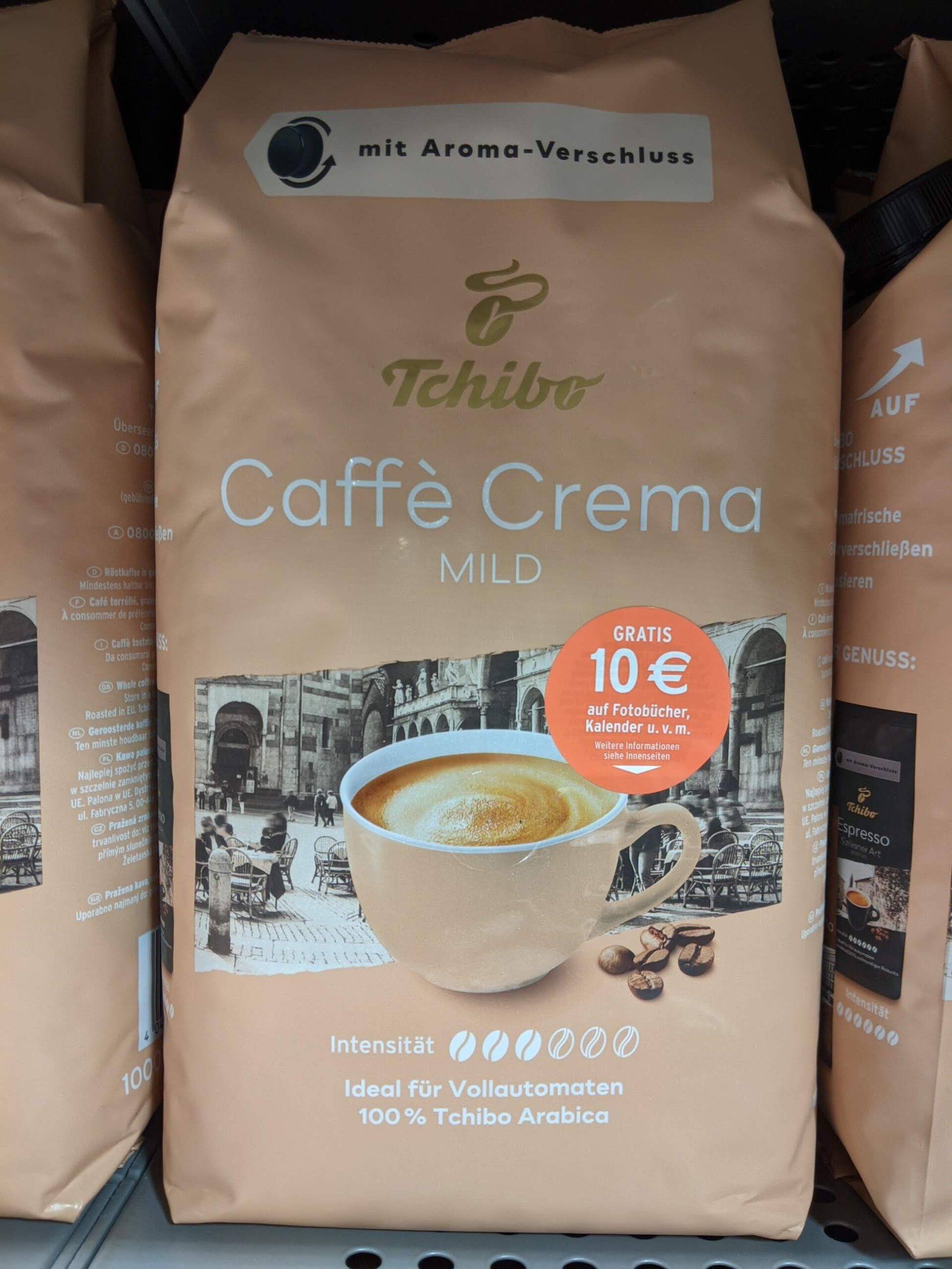 Tchibo Caffe Crema: 10 Euro Rabatt für Tchibo Fotoprodukte