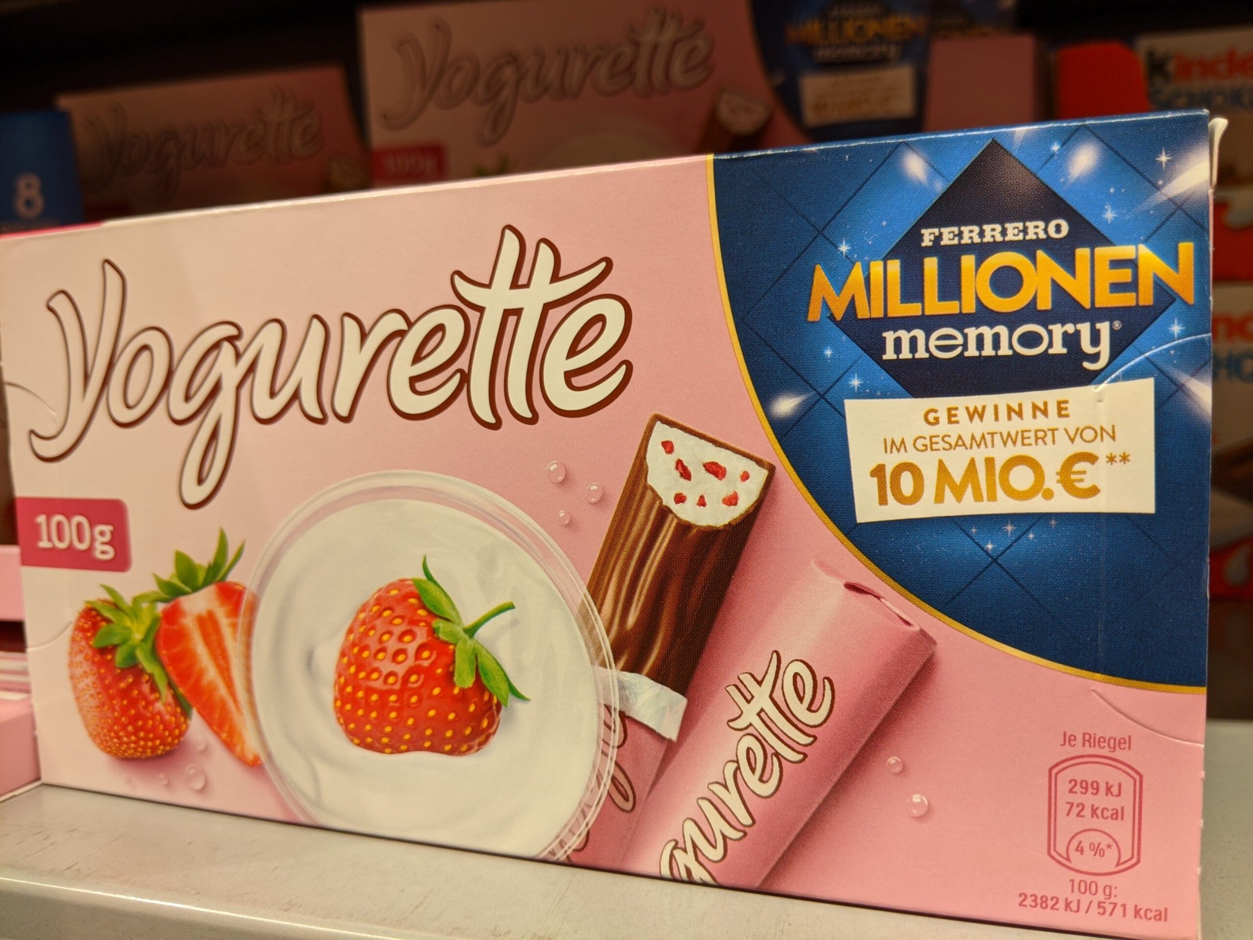 Yogurette Ferrero Millionen Memory 2020: Einkaufsgutscheine für Edeka, Marktkauf gewinnen