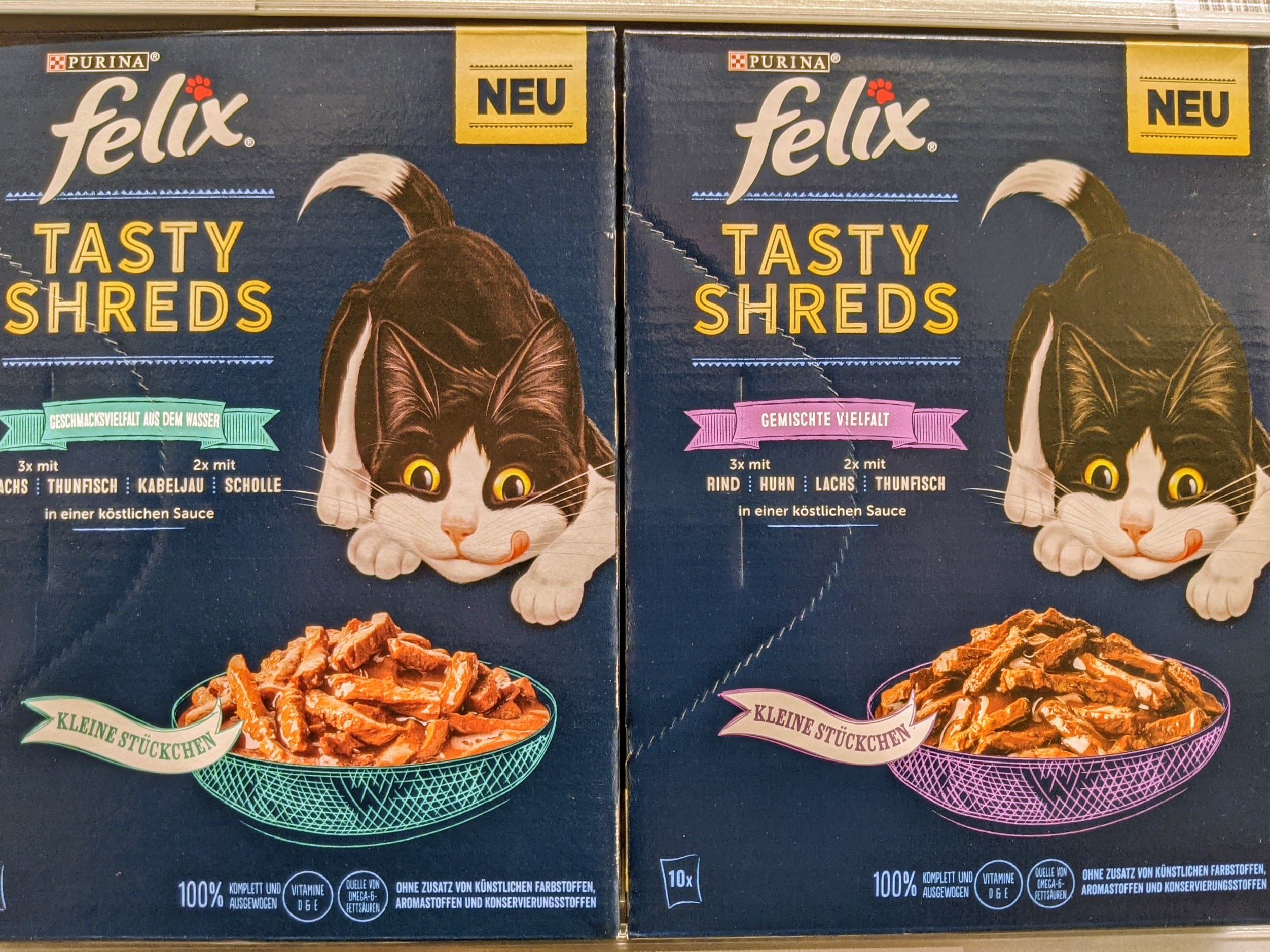 Purina Felix Tasty Shreds gratis testen