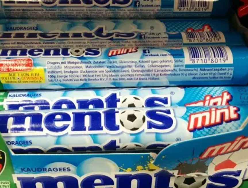 Mentos: Gewinnerrolle finden, 10 x 10.000 Euro gewinnen