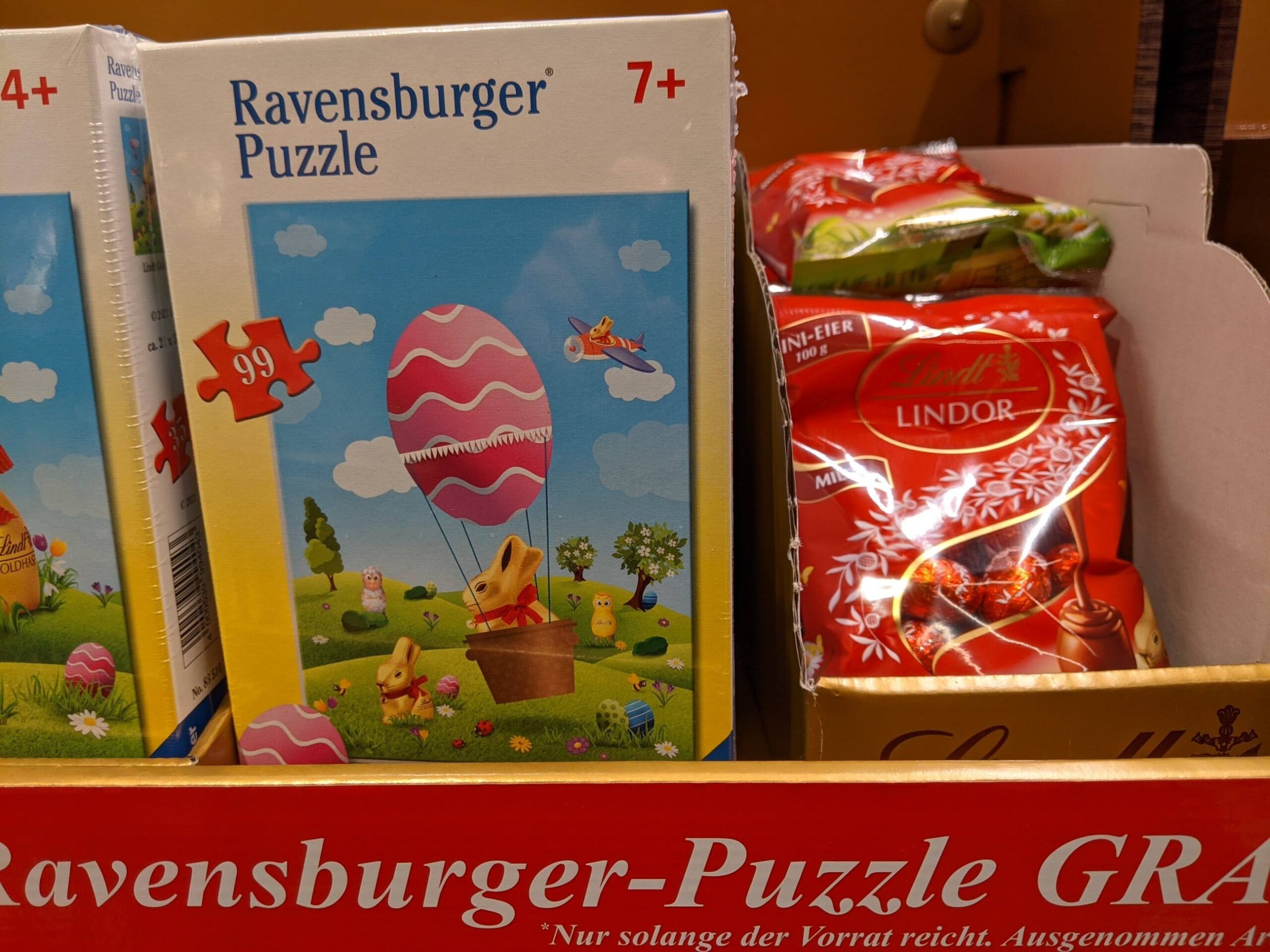 Lindt Goldhase Ravensburger Puzzle gratis