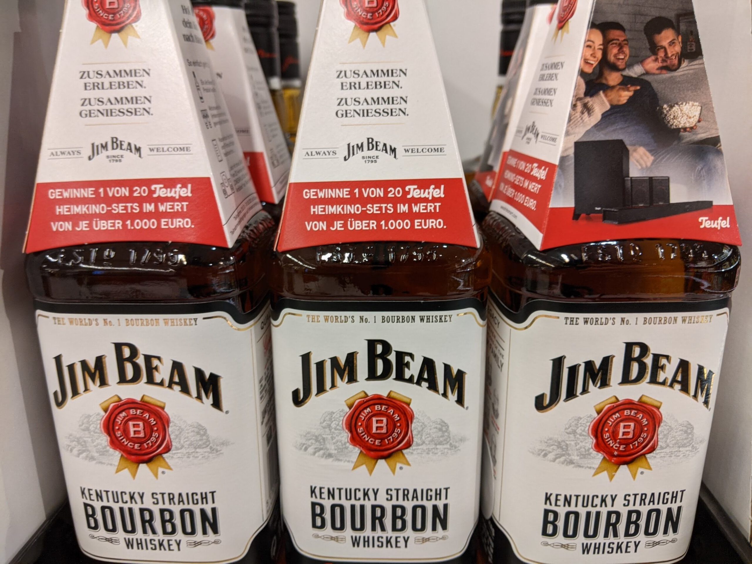 Jim Beam: Teufel Heimkino-System gewinnen