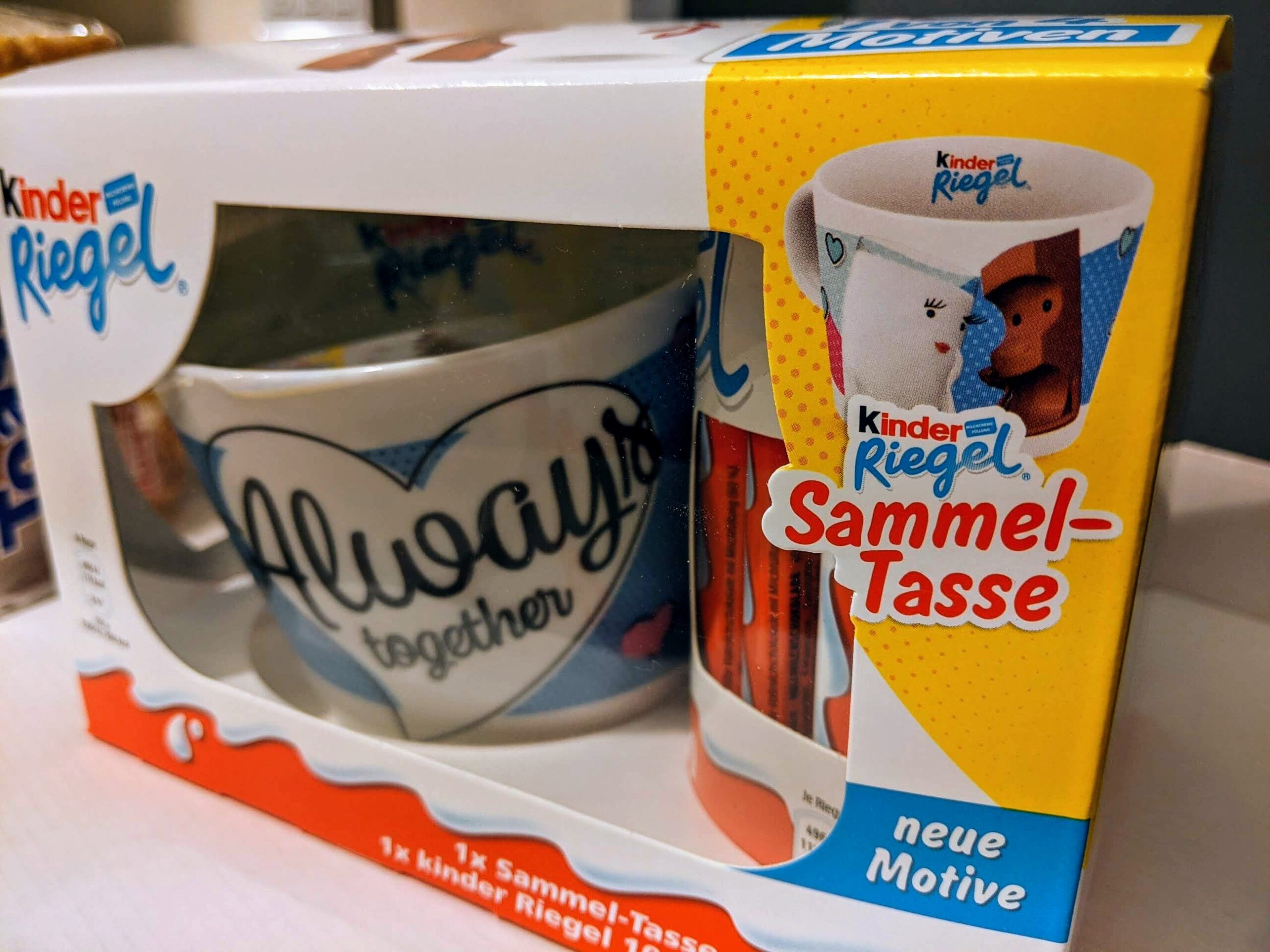 Kinderriegel Fanedition: Sammeltasse gewinnen