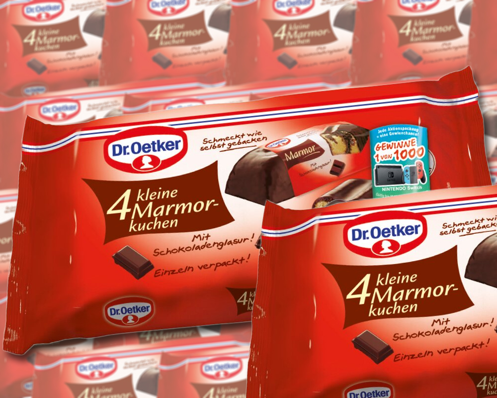 Dr. Oetker Kleine Rührkuchen: Nintendo Switch gewinnen