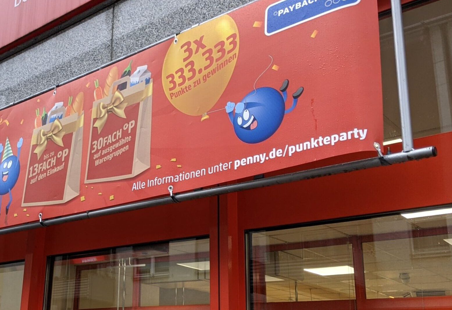 Penny Punkteparty: 3x 333.333 Payback-Punkte gewinnen