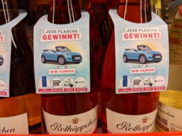 Rotkäppchen: Kassenbon hochladen, Mini Cabrio gewinnen - Sommer on Ice Aktion mit Blanchet und Jules Mumm