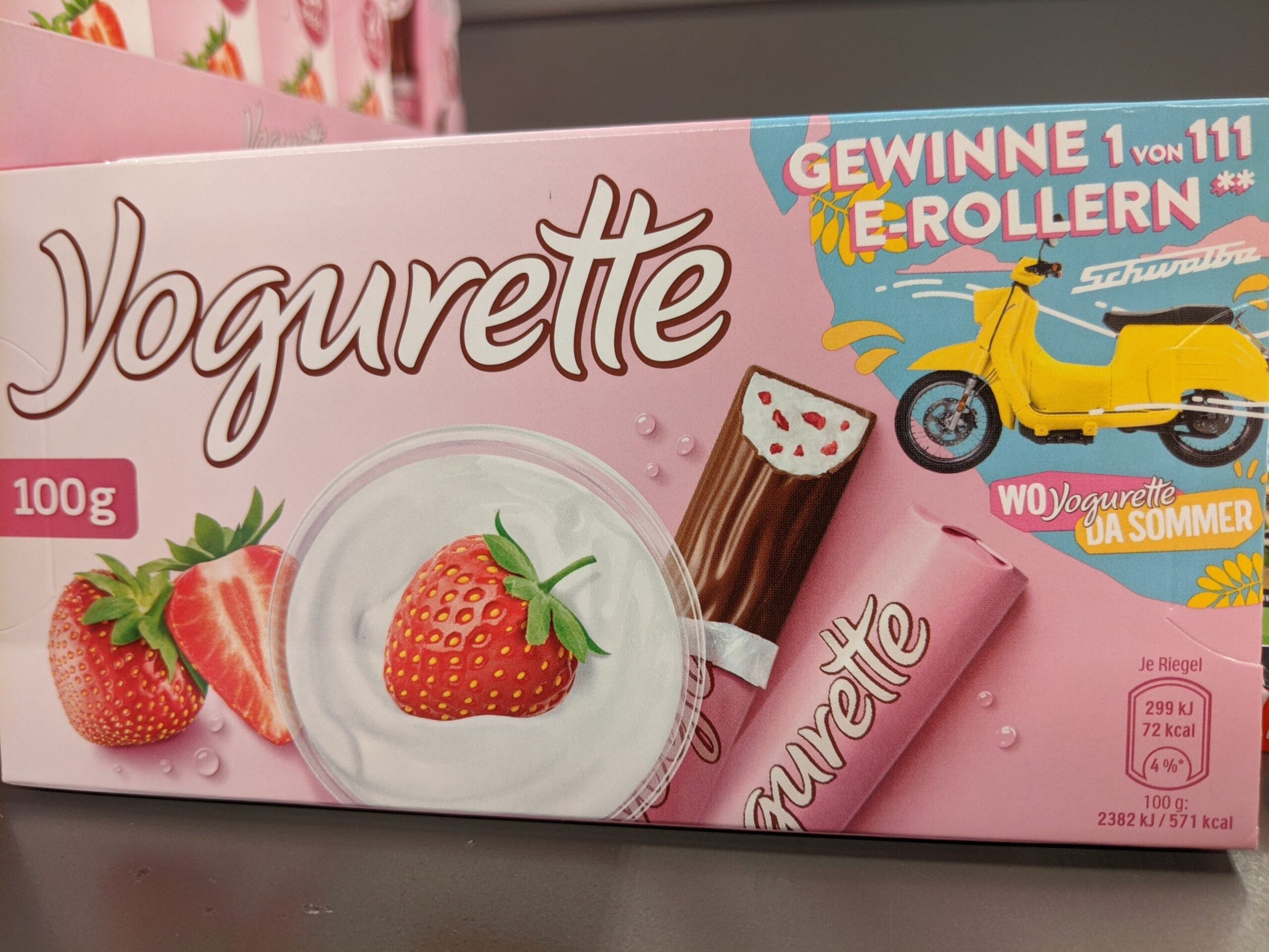 Yogurette: E-Roller Schwalbe von Govecs gewinnen - Code eingeben