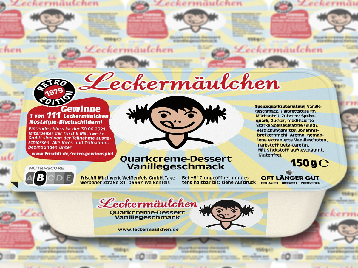 Frischli Retro-Gewinnspiel: Leckermäulchen: Nostalgie-Blechschilder gewinnen