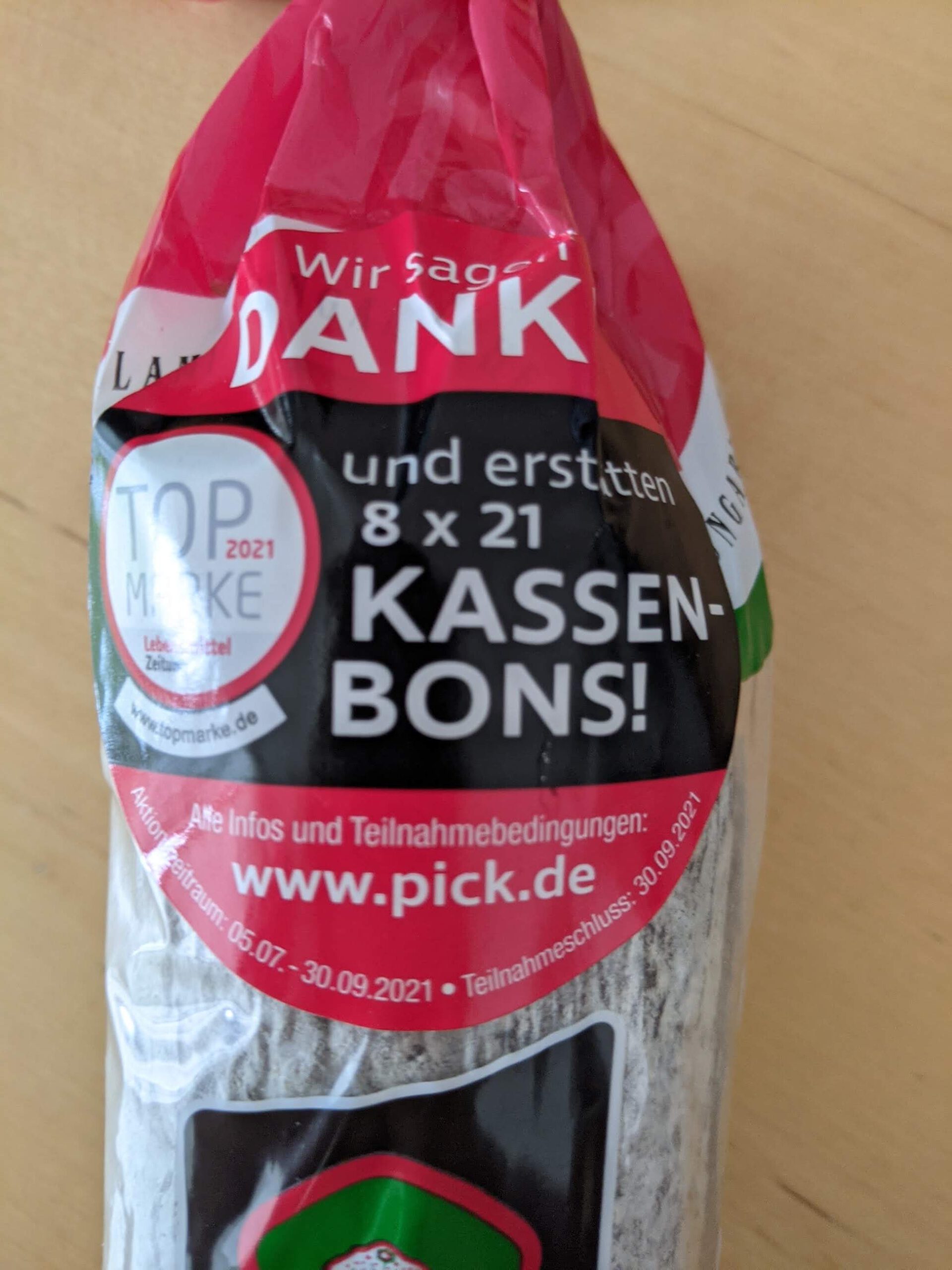 Pick Salami Gewinnspiel: Pick erstattet Kassenbon