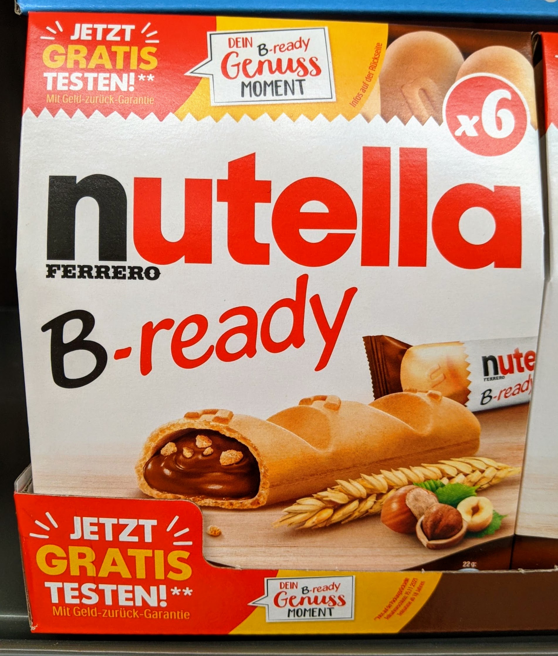 Nutella B-Ready gratis testen