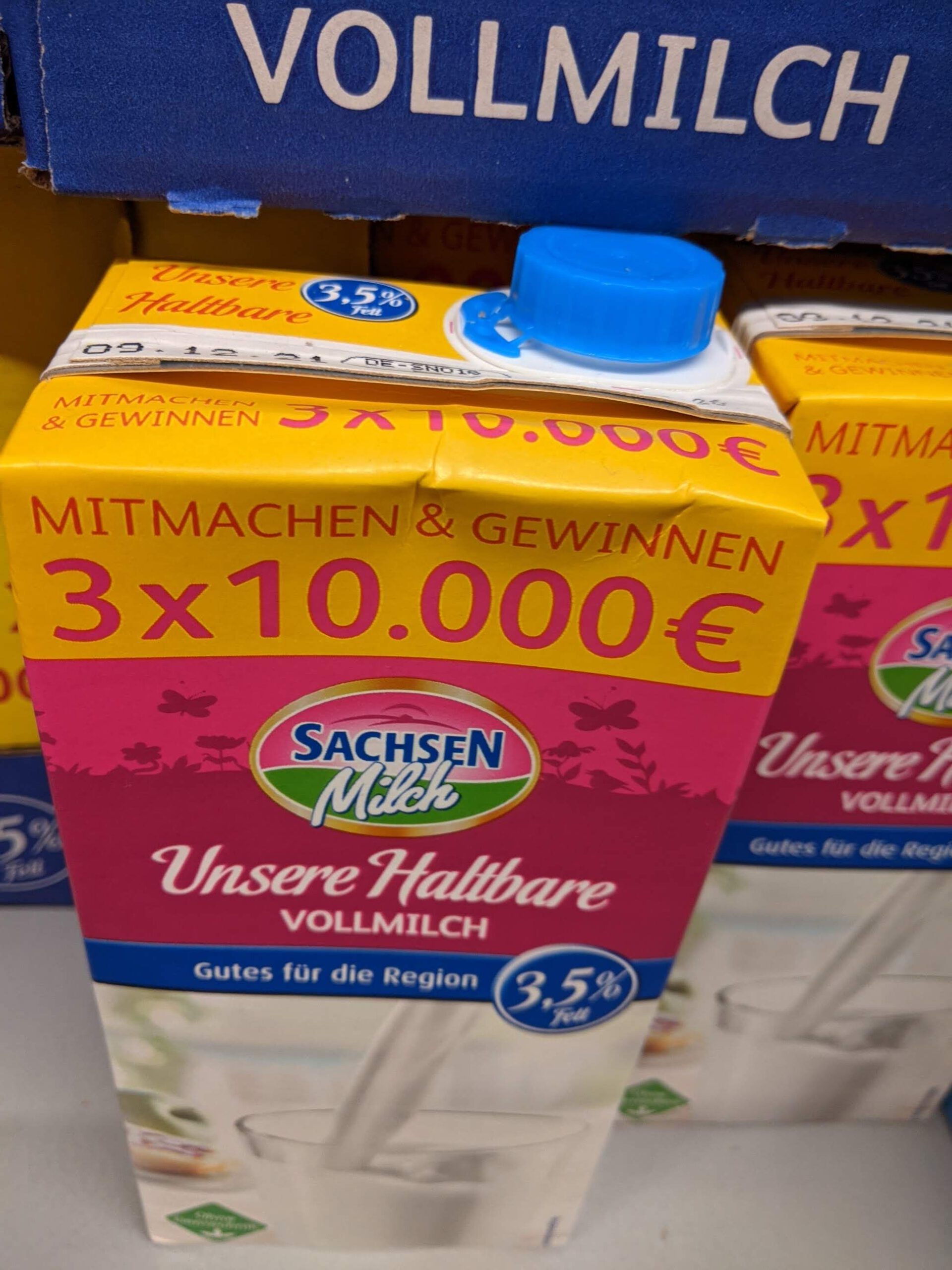Sachsenmilch Singende Milch: 3x 10.000 Euro gewinnen