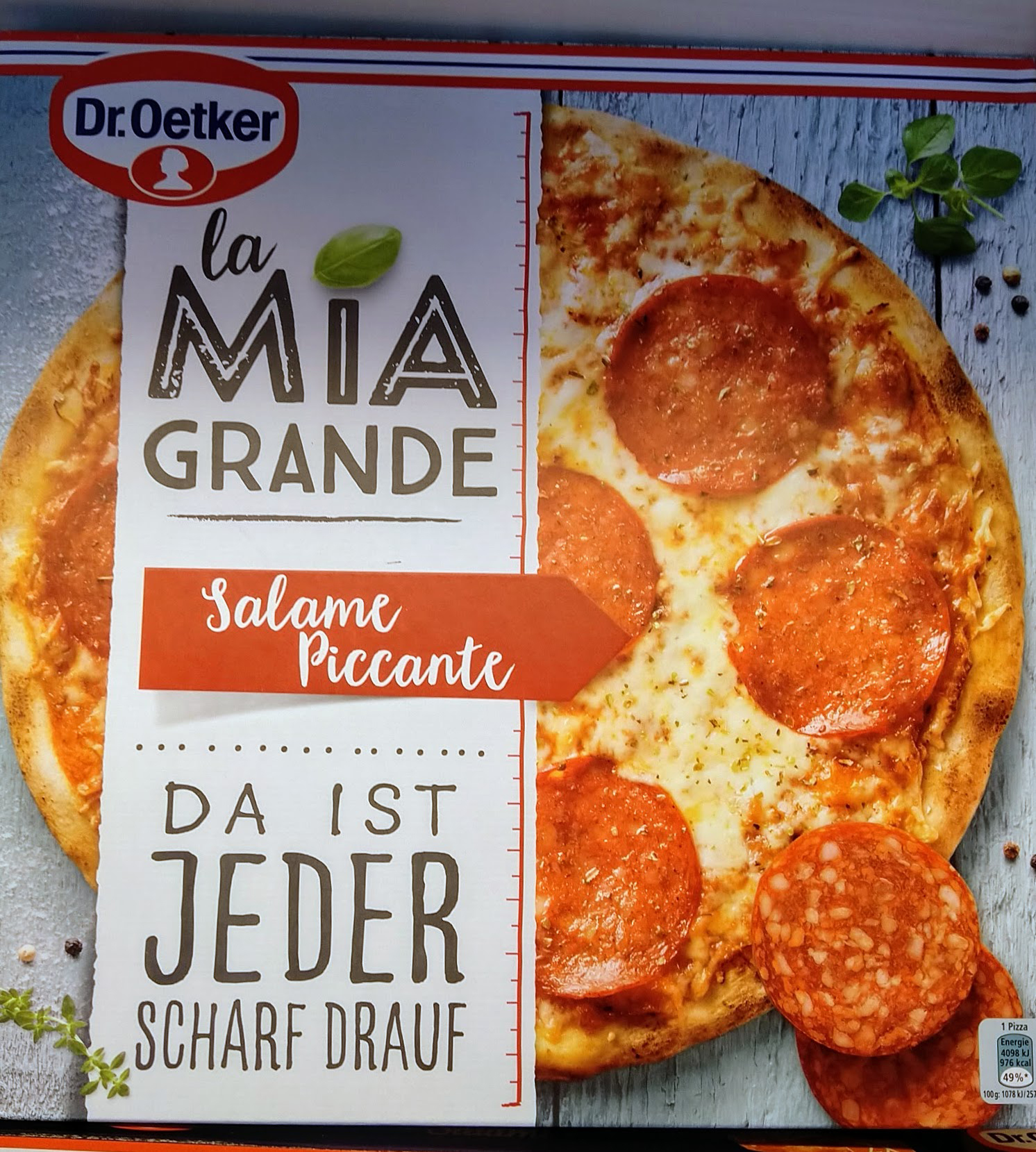Dr. Oetker La Mia Grande: Pizza-Tellersets gewinnen - Kassenbon hochladen