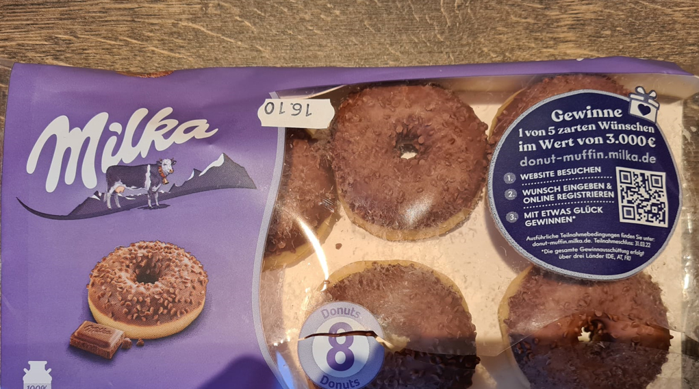 Milka Donut Muffin: Herzenswünsche erfüllen