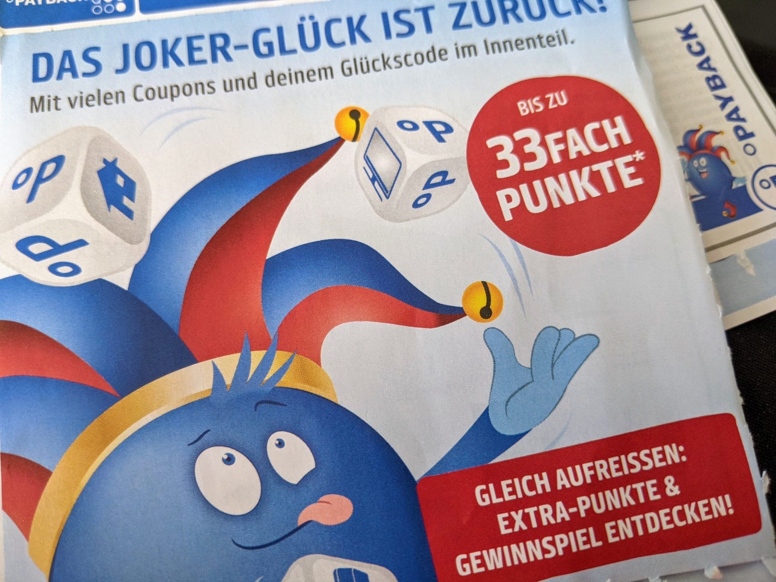 Payback Joker Glück 2021 - Coupon-Heft holen, Code eingeben, Preise gewinnen