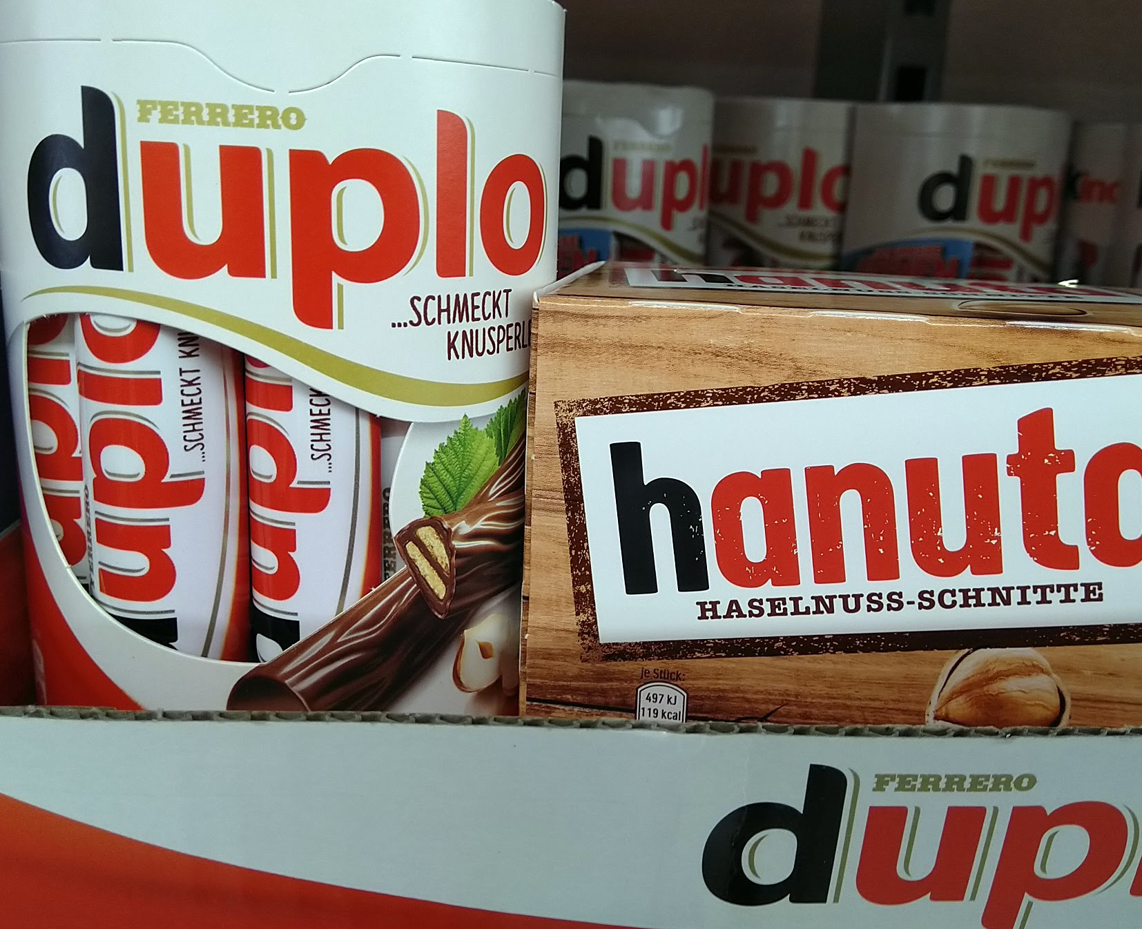 Ferrero Snack Black Weeks: 2 für 3-Aktion mit Duplo, Hanuta, Kinder Bueno, Kinder Country, Kinder Riegel. Geld zurück für das günstigste Produkt per Cashback