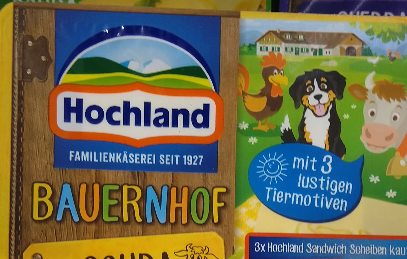 Hochland Sandwich Scheiben: Familienurlaub und Ravensburger Spiel gewinnen - Kassenbon hochladen