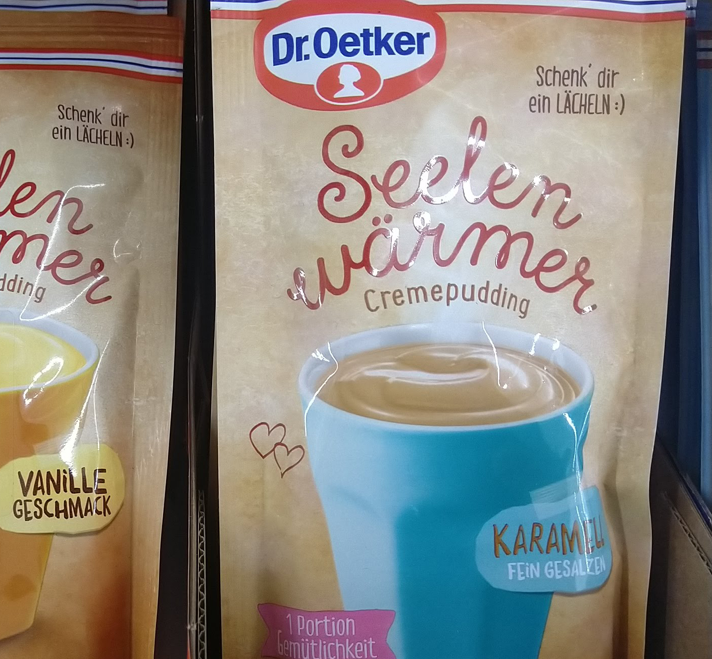 Dr. Oetker Seelenwärmer: Pudding-Tasse gratis