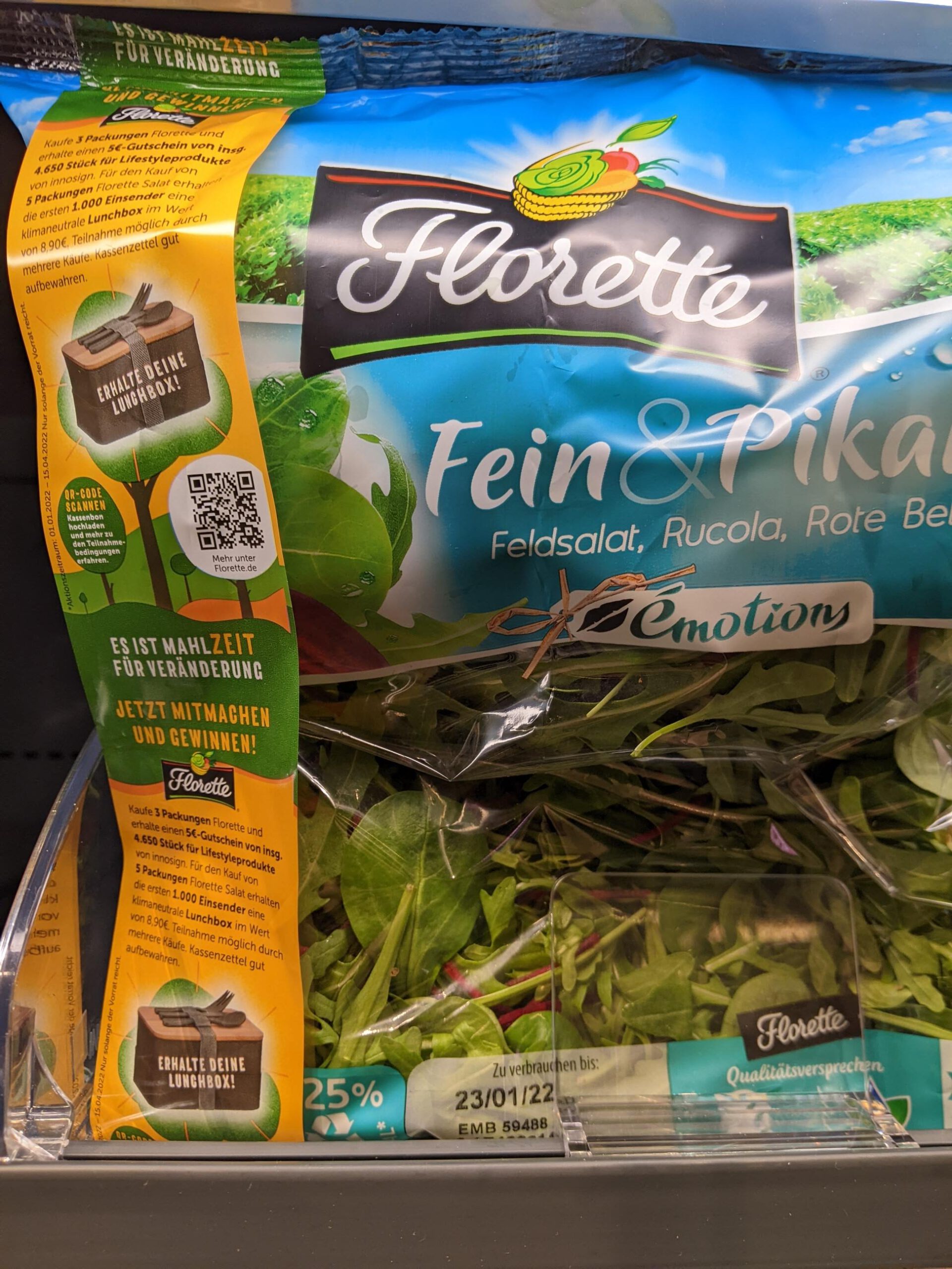 Florette Salat: Lunchbox gewinnen - Kassenbon hochladen