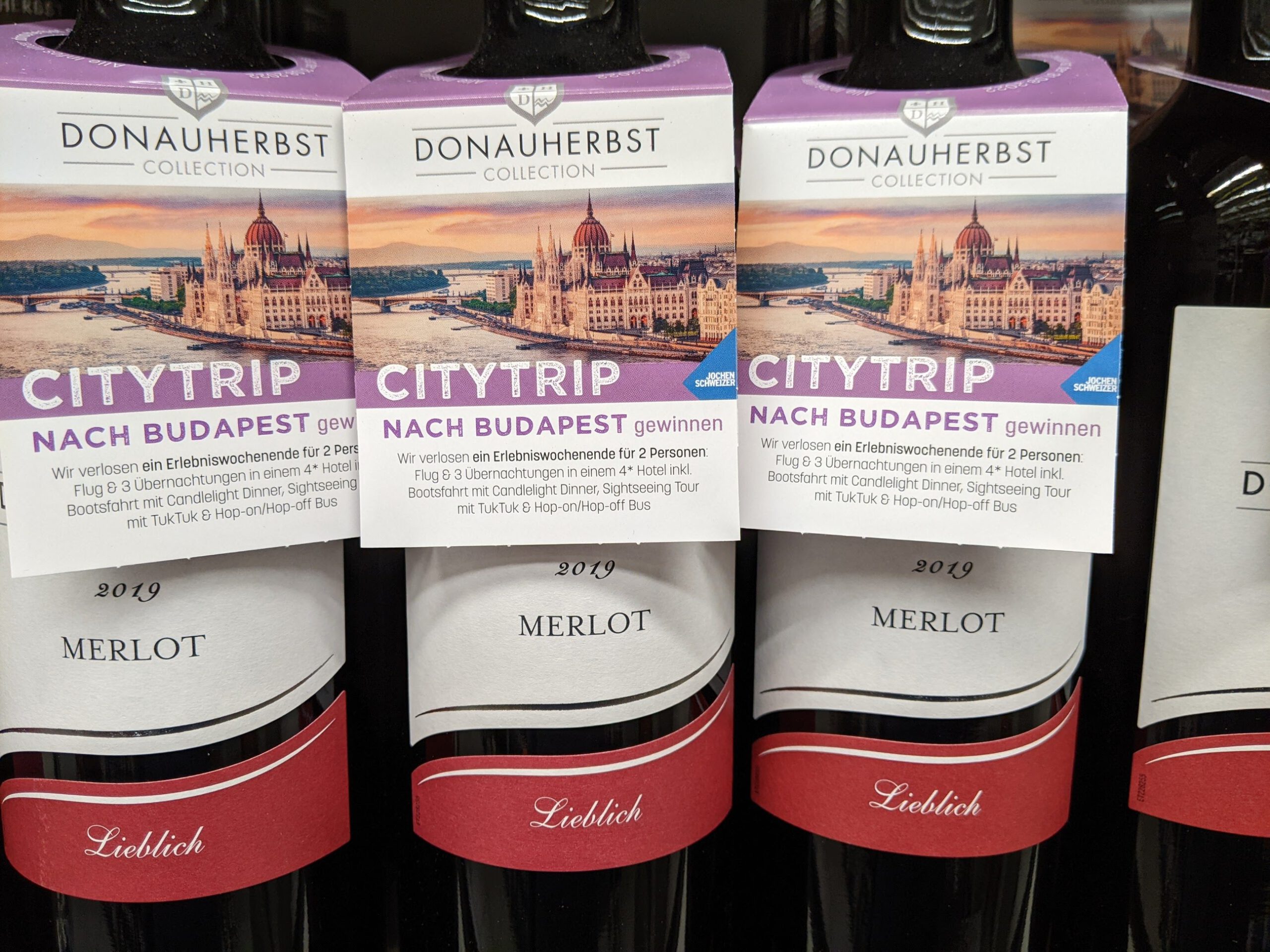 Donauherbst Collection Wein: Citytrip nach Budapest mit Jochen Schweizer gewinnen - Kassenbon hochladen