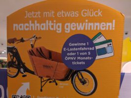 Foodloose und dm: E-Lastenfahrrad und ÖPNV-Tickets gewinnen