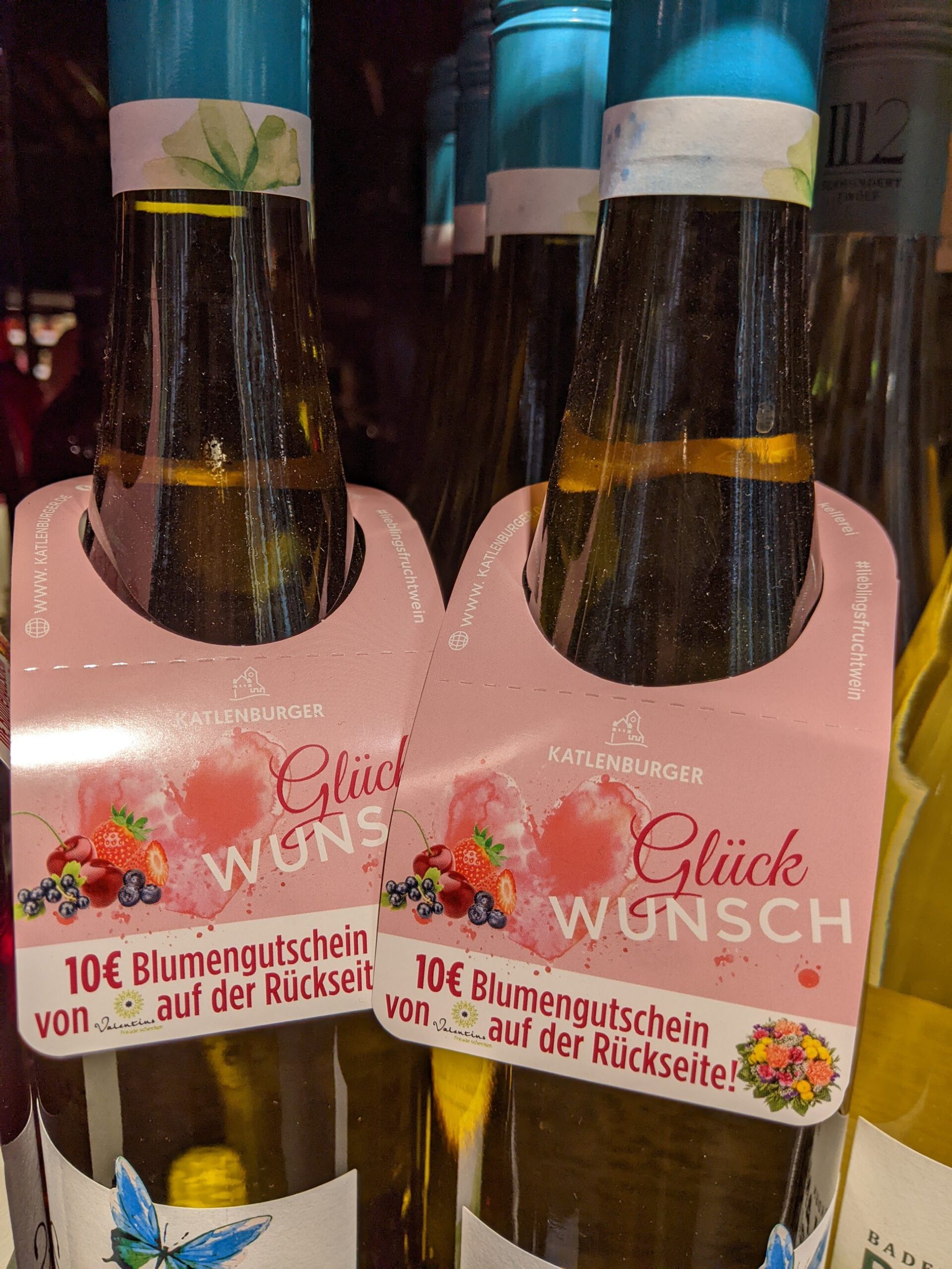 Katlenburger Fruchtwein: Blumengutschein - 10 Euro Rabatt für Valentins.de - Code eingeben