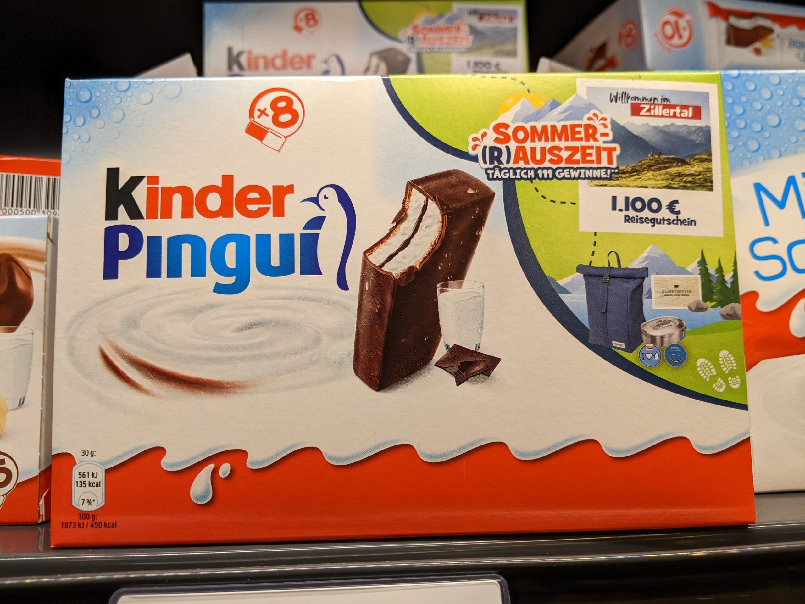 Kinder Pingui & Milchschnitte: Sommer-Rauszeit - täglich 111 Gewinne - Zillertal-Aufenthalt - Code eingeben