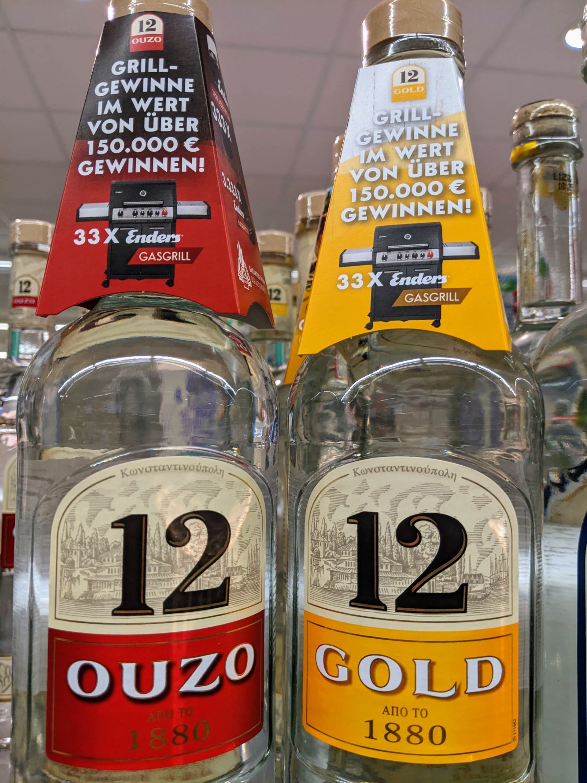 Ouzo 12/Gold 12: Grillgewinne für 150.000 Euro gewinnen - Enders Gasgrill