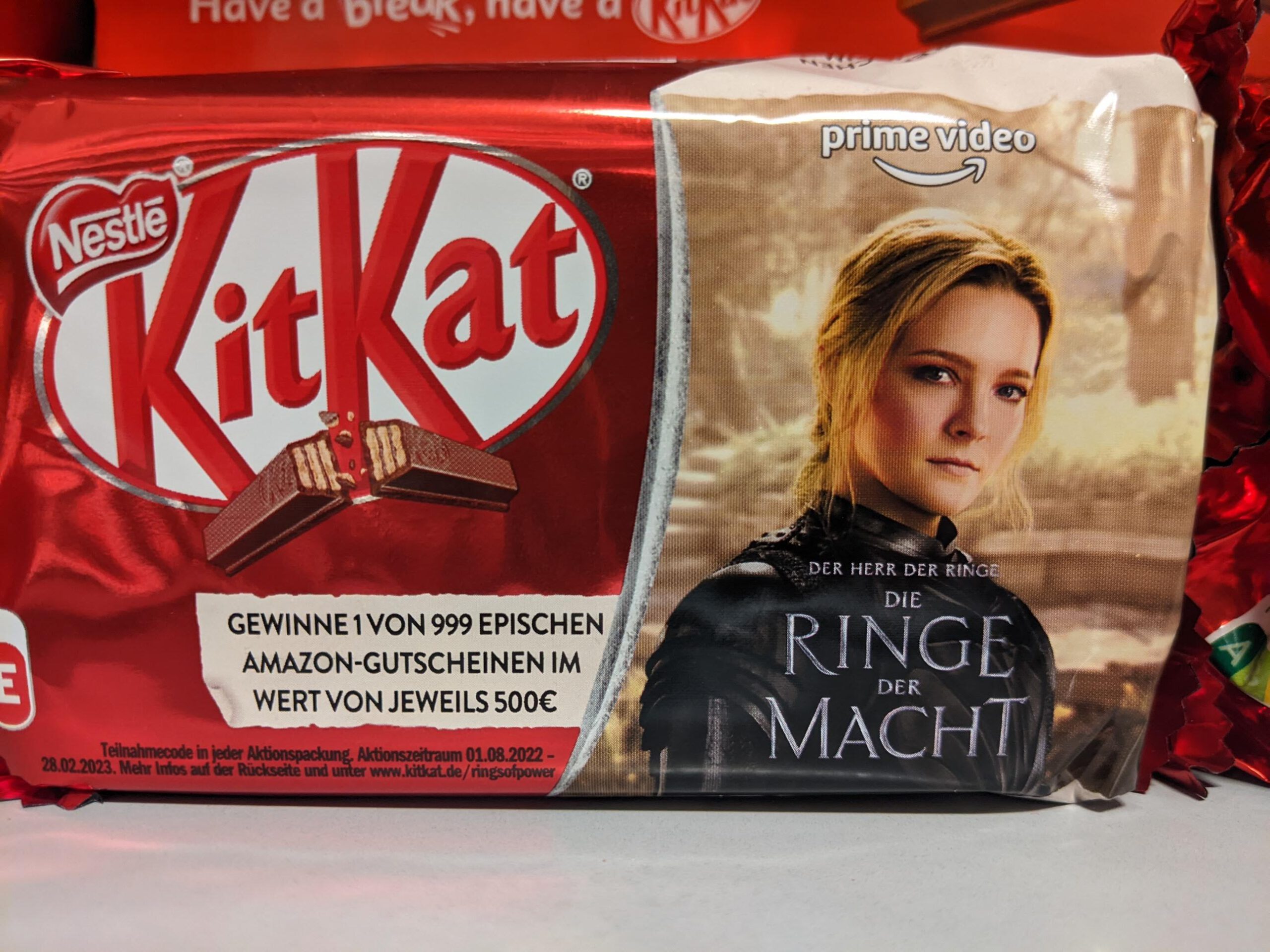 KitKat & Lion: Herr der Ringe - 500 Euro Amazon-Gutschein gewinnen - Code eingeben