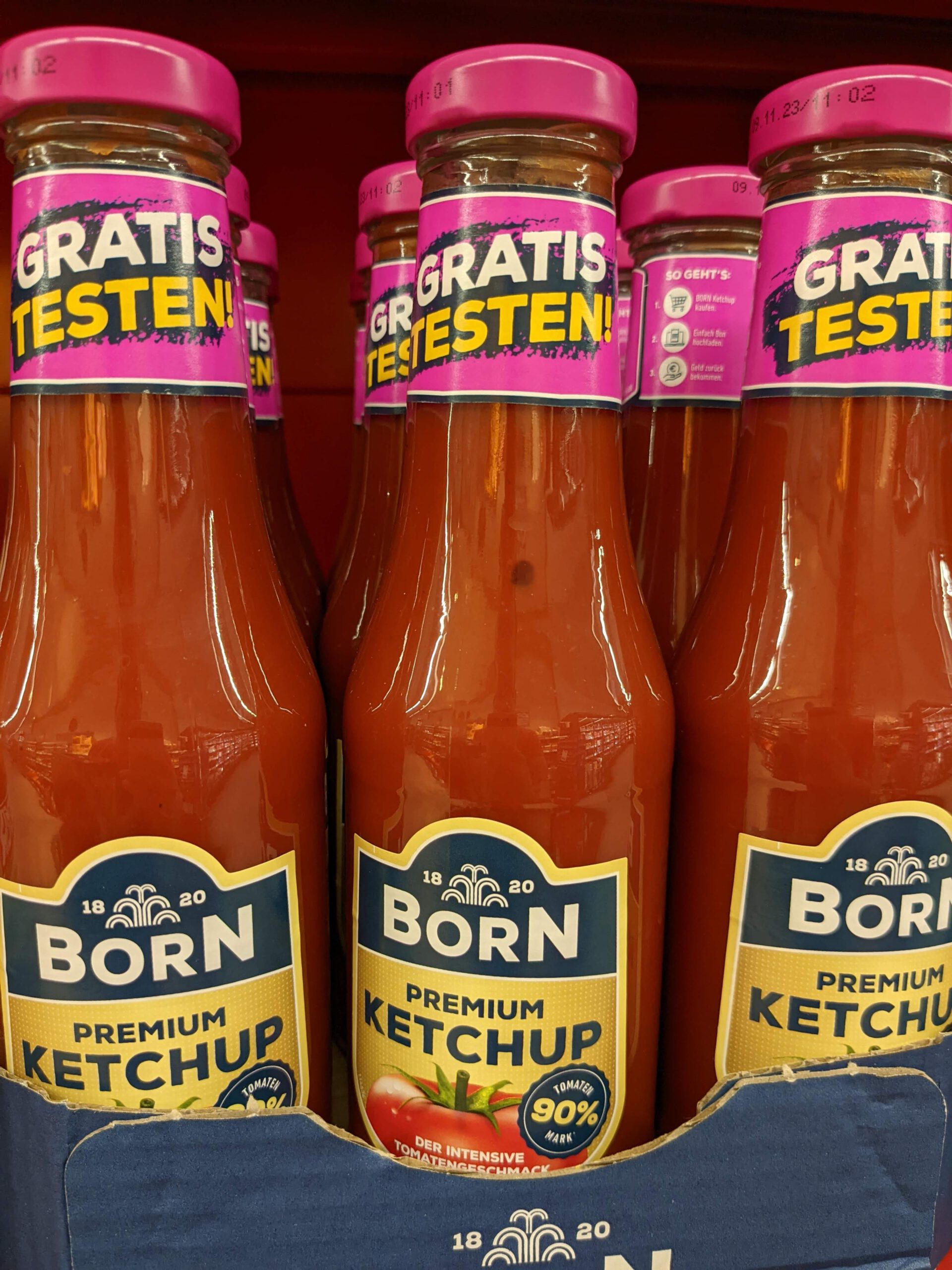 Born Ketchup gratis testen