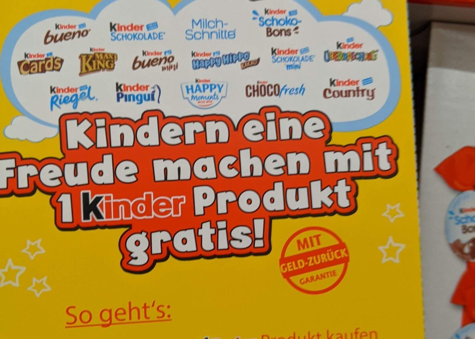 Ferrero Kindertag 2022: ein Kinder-Produkt gratis testen - Kassenbon hochladen