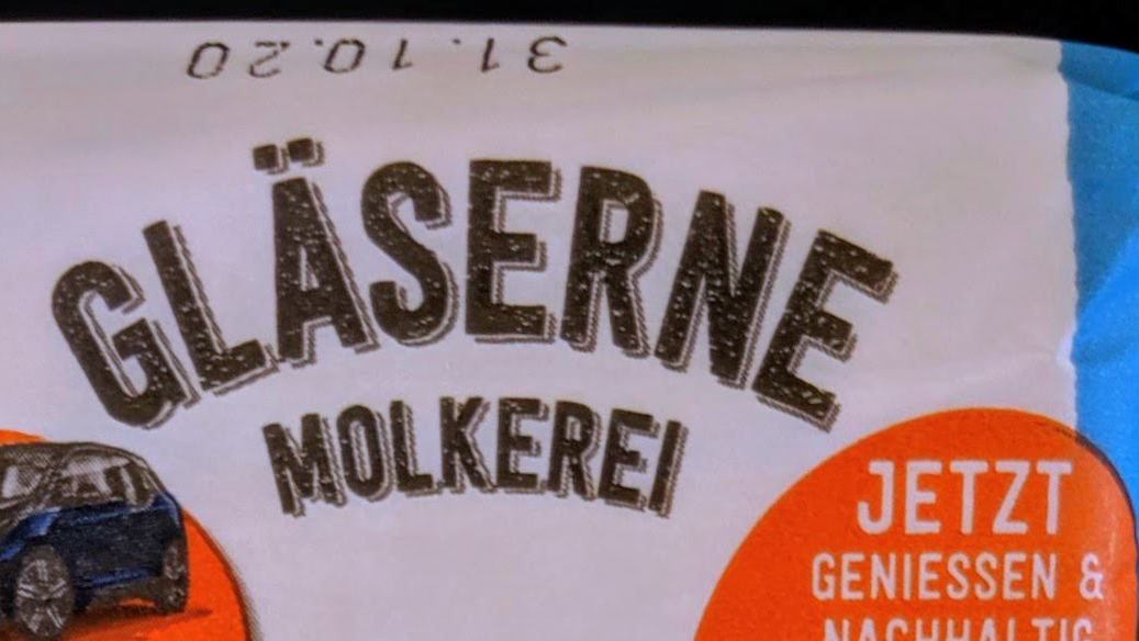 Gläserne Molkerei Joghurt gratis testen