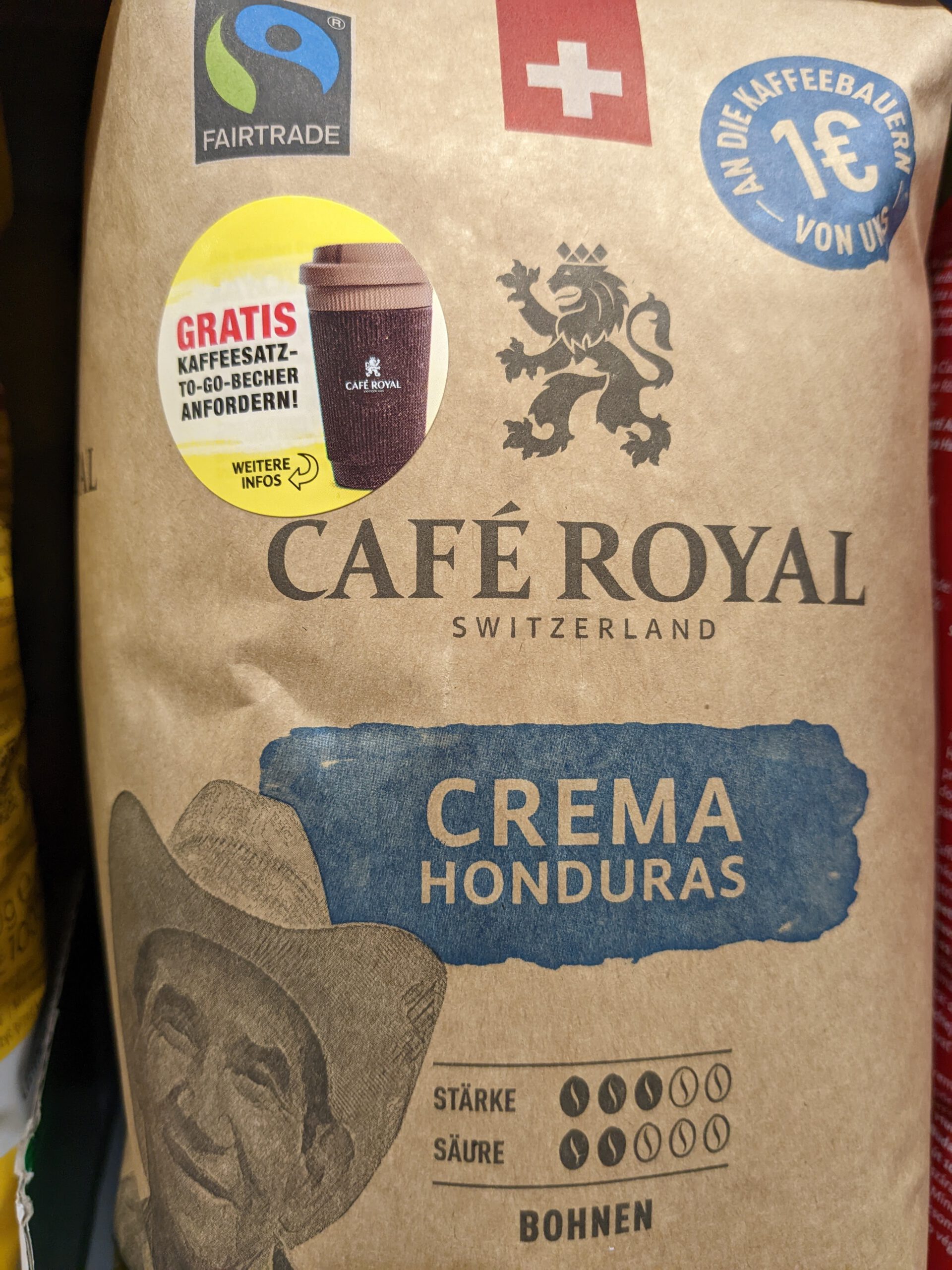 Cafe Royal: Kaffeesatz-to-go-Becher gratis