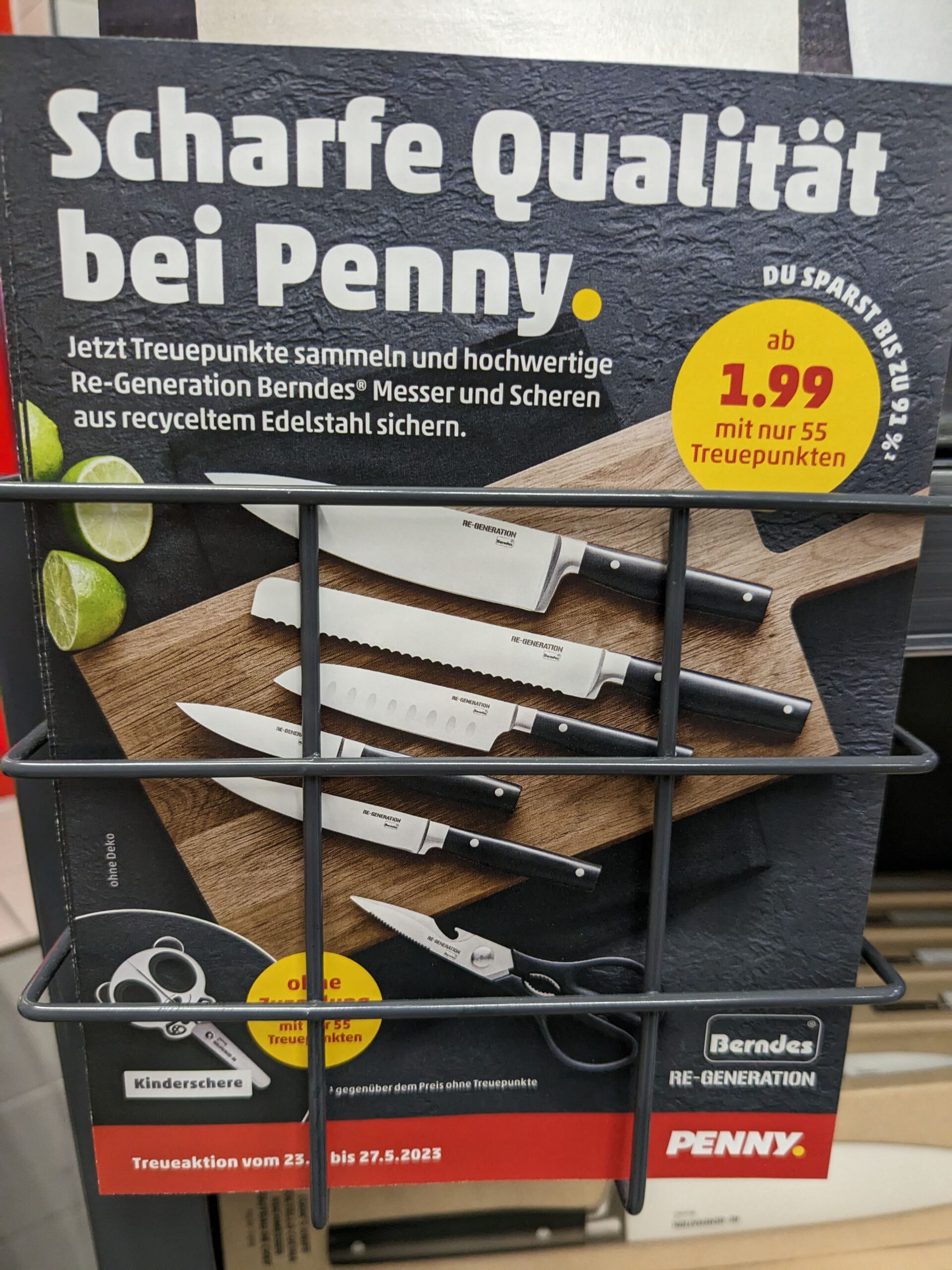 Penny: Berndes Messer Treueaktion