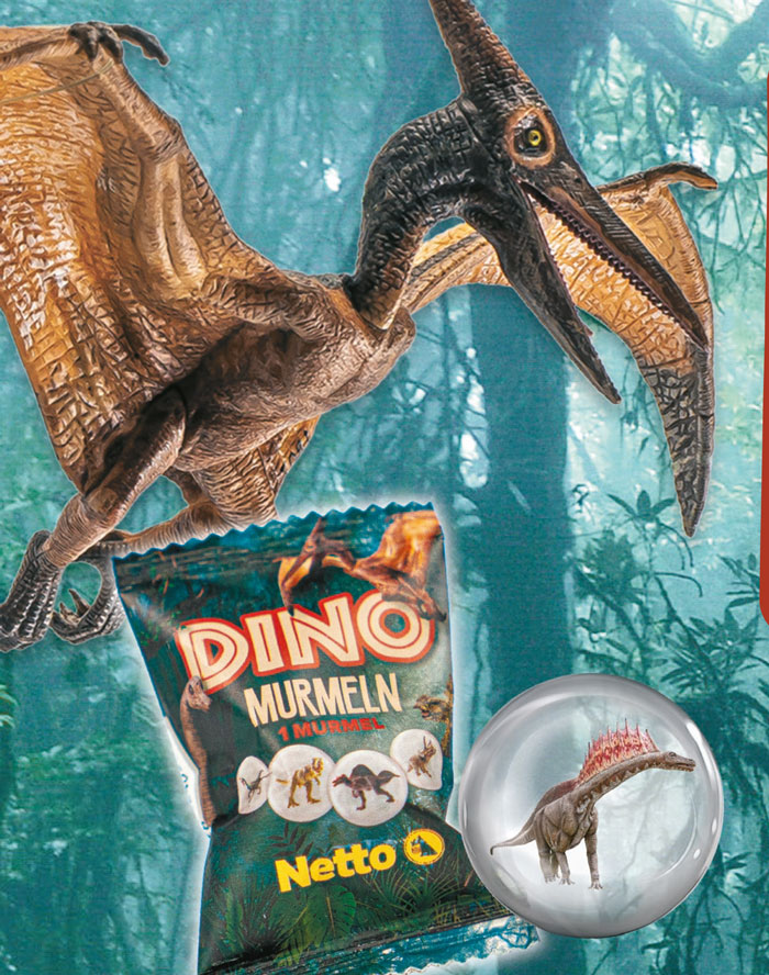 Netto Sammelaktion: Dino-Murmeln gratis