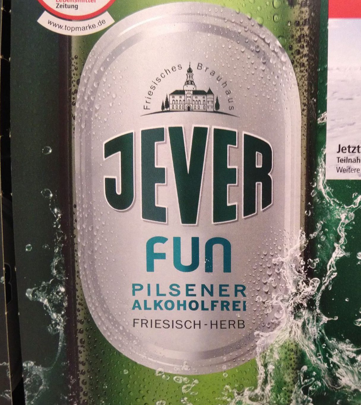 Jever Fun-Gewinnspiel: Kassenbon hochladen