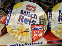 Müller Milchreis: 500 Euro Haushaltsgeld gewinnen