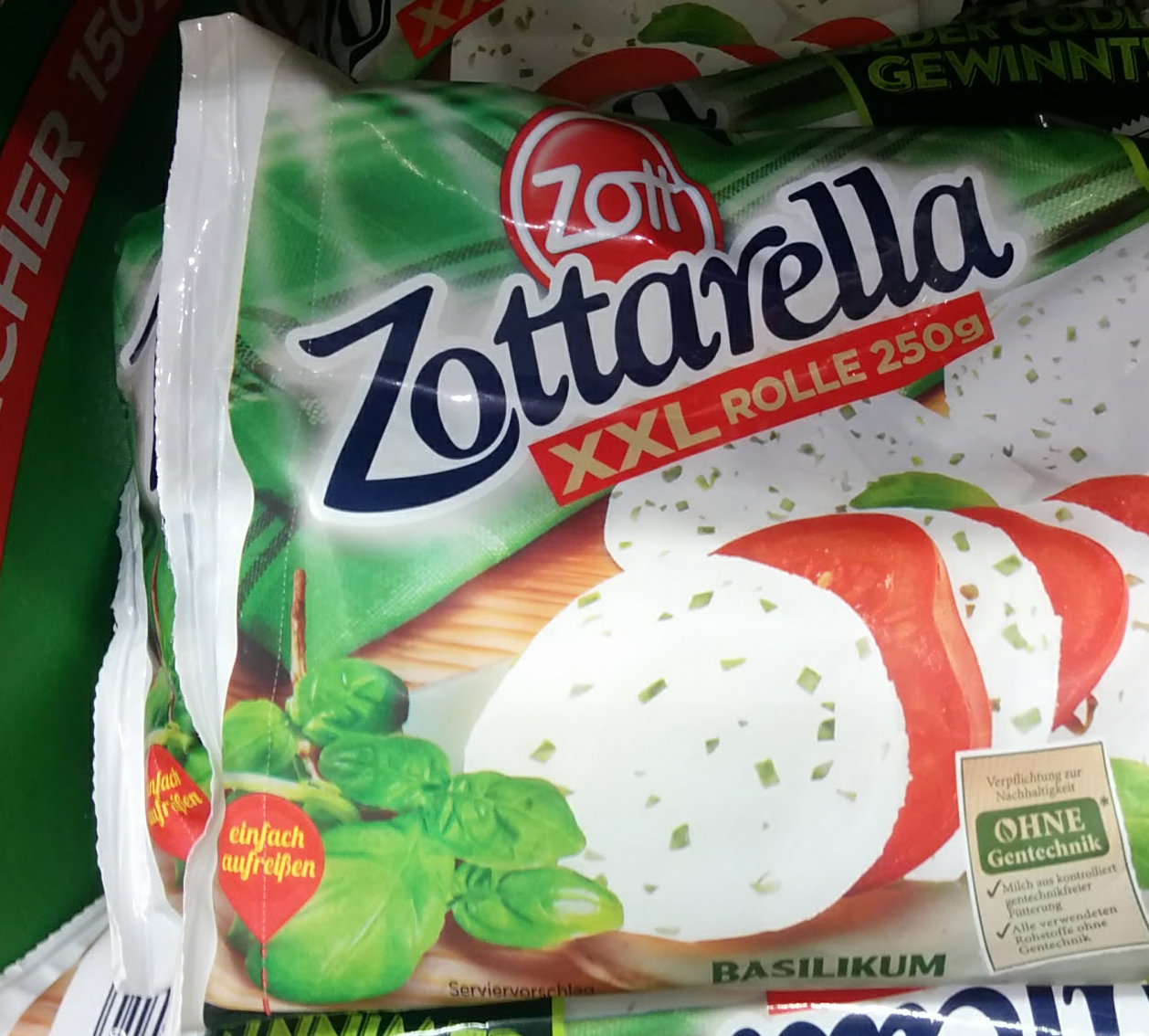 Zottarella: Pizzaofen gewinnen - Code eingeben