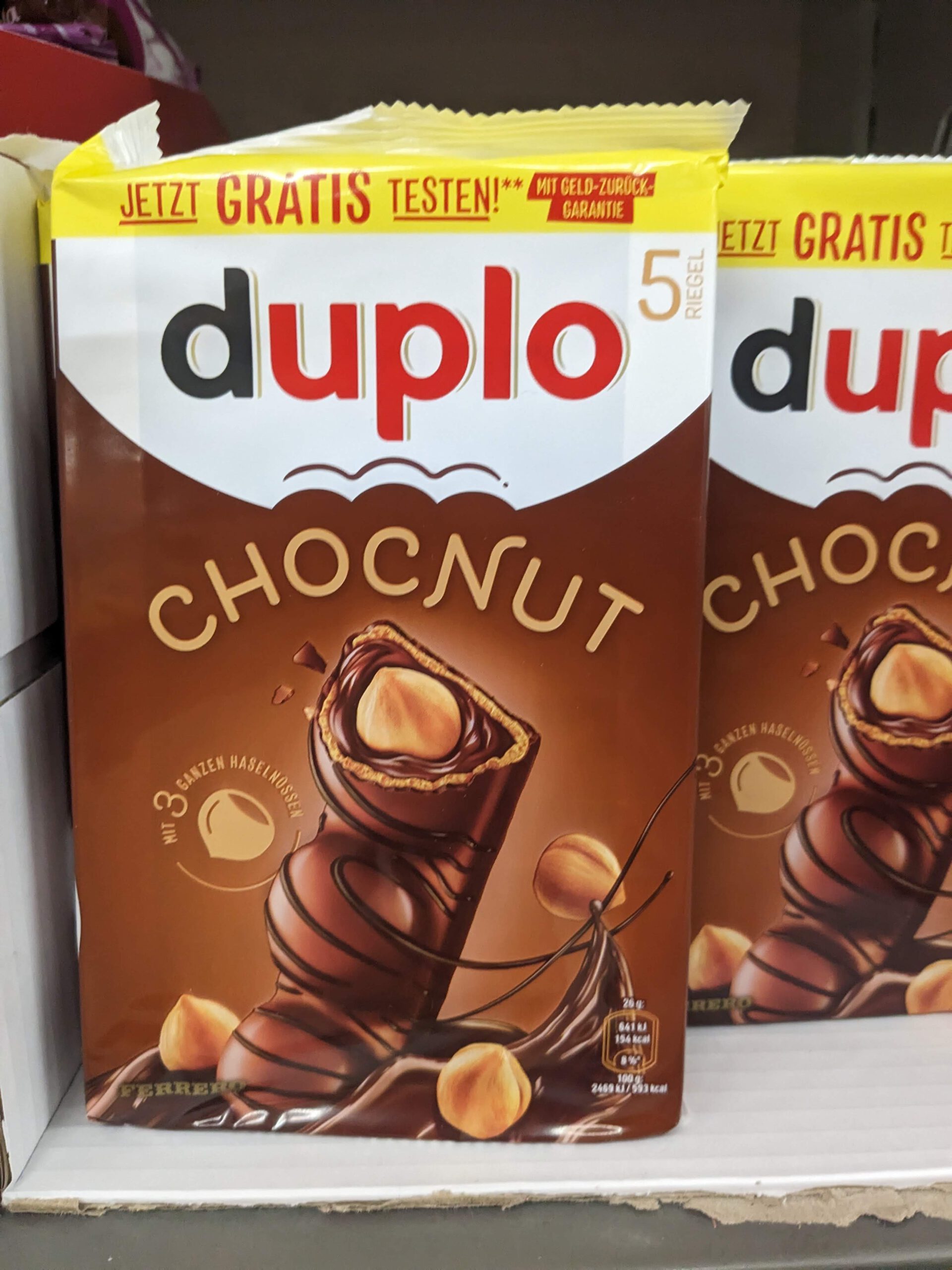 Duplo Chocnut gratis testen