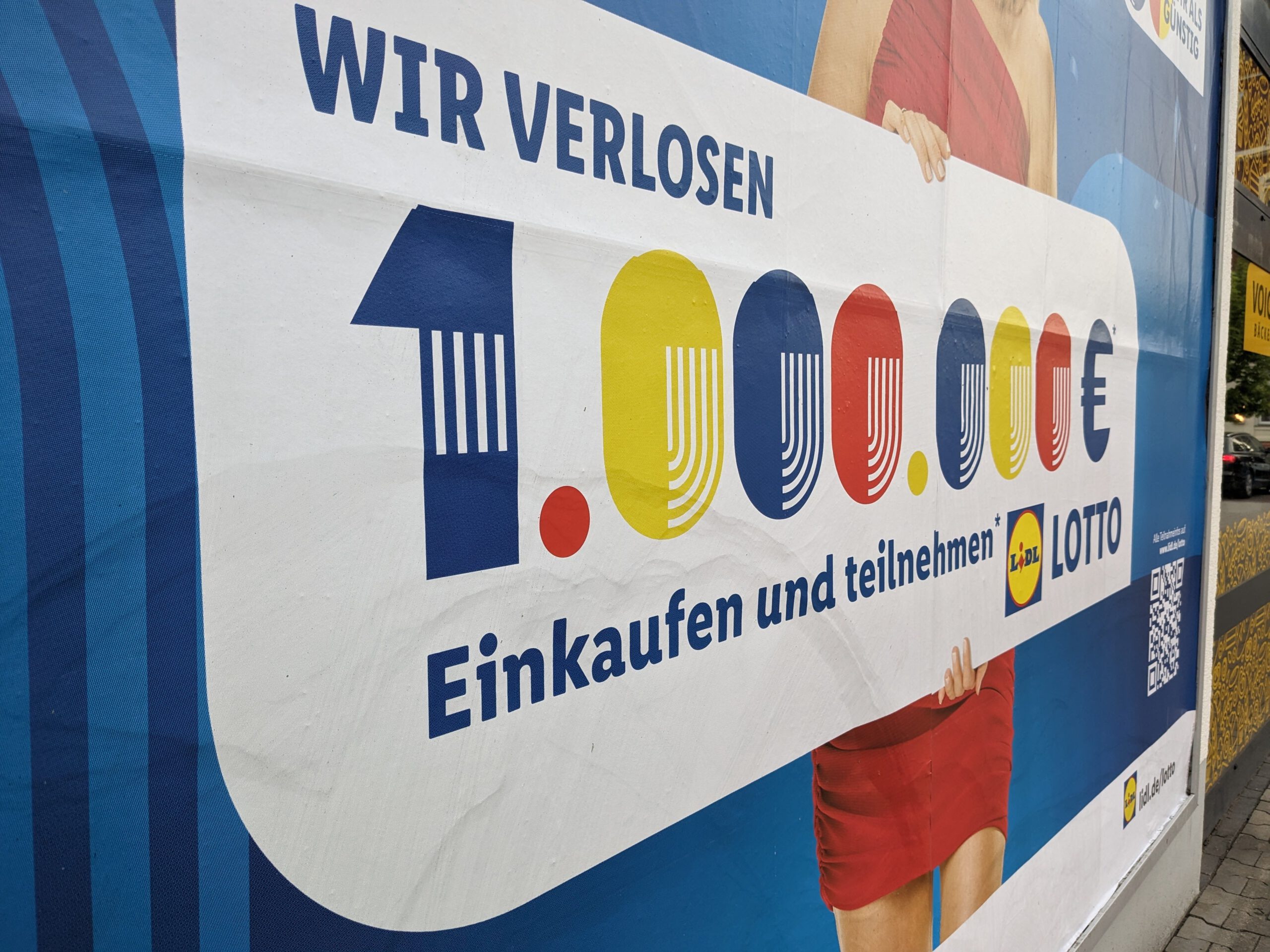 Einkaufen und gewinnen: Lidl Lotto - 1 Million Euro gewinnen - Code eingeben und Kassenbon hochladen