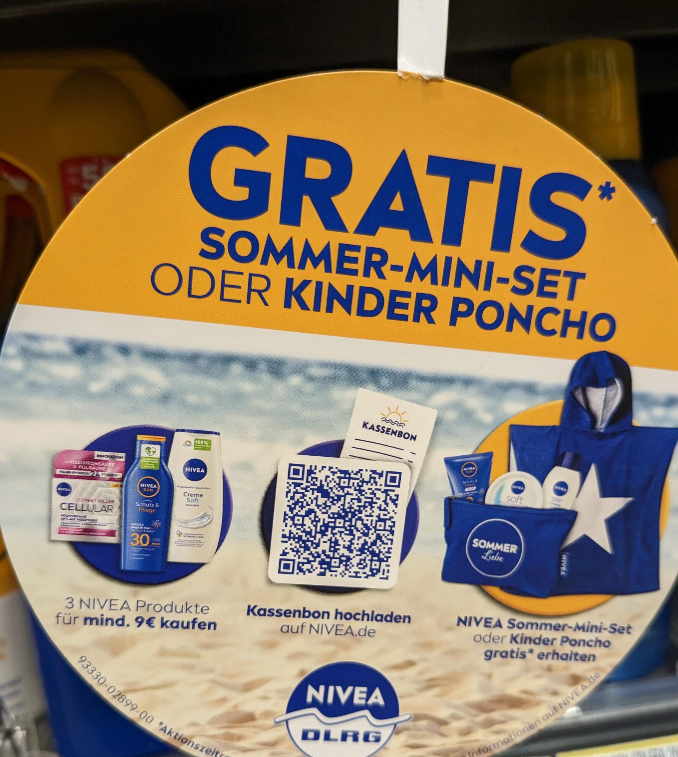 Nivea: Sommer-Mini-Set gratis- Kassenbon hochladen