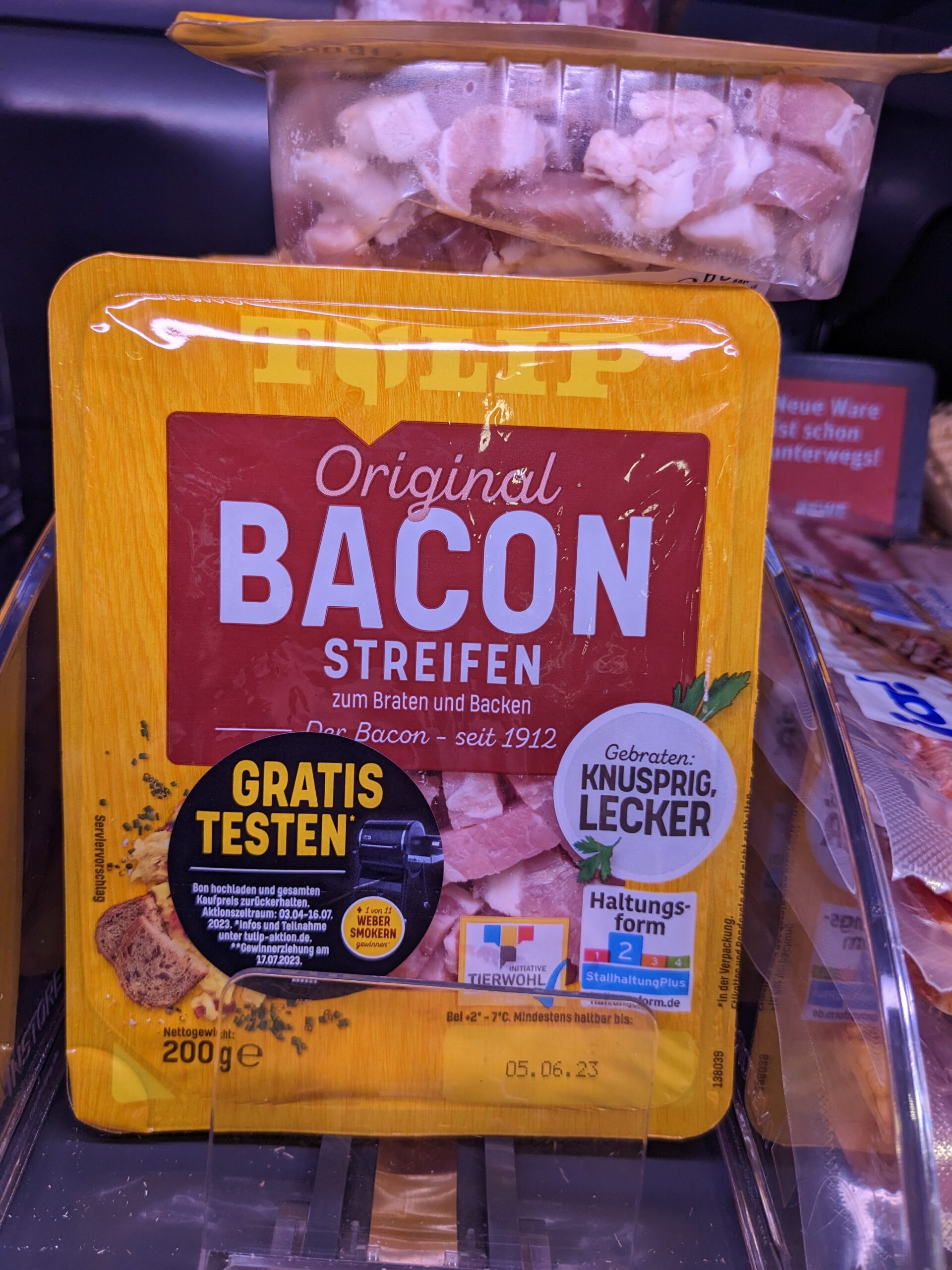 Tulip Bacon gratis testen - Weber Smoker gewinnen