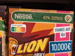 Nestle Cerealien: jede Woche 500 Euro gewinnen - Code eingeben