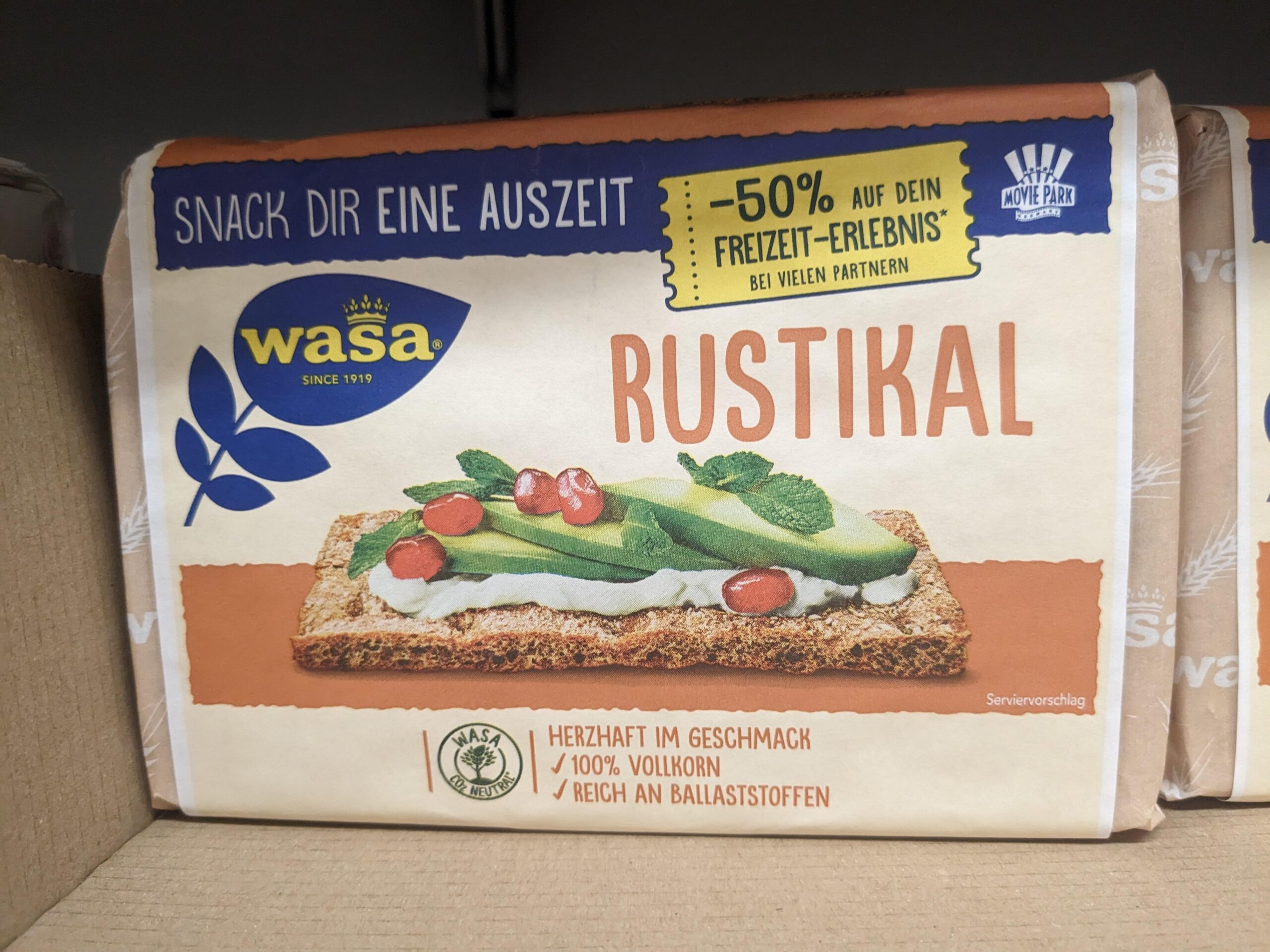 Wasa: 50 % Rabatt auf Freizeiterlebnisse